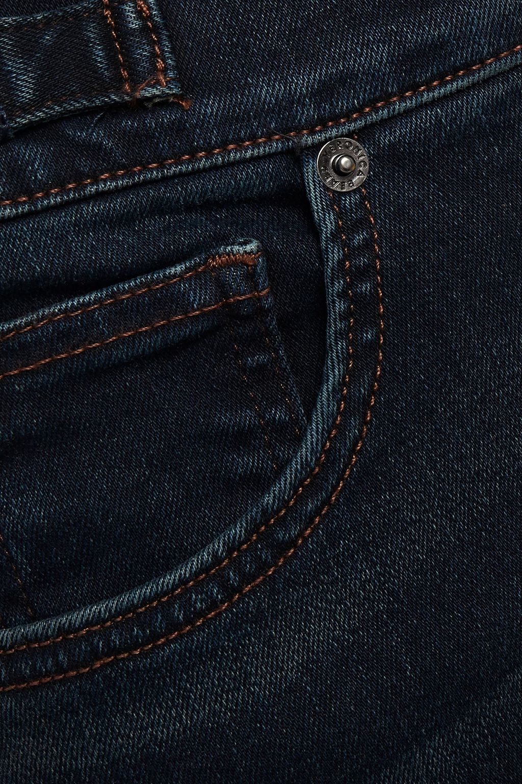 VERONICA BEARD Chain-trimmed high-rise flared jeans