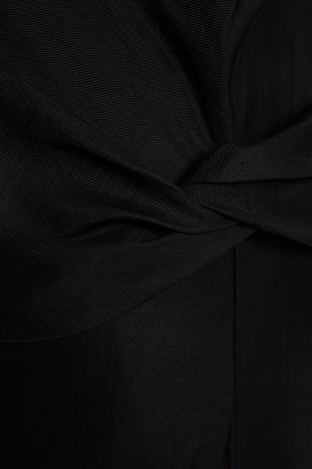 GIA STUDIOS Twisted twill midi dress
