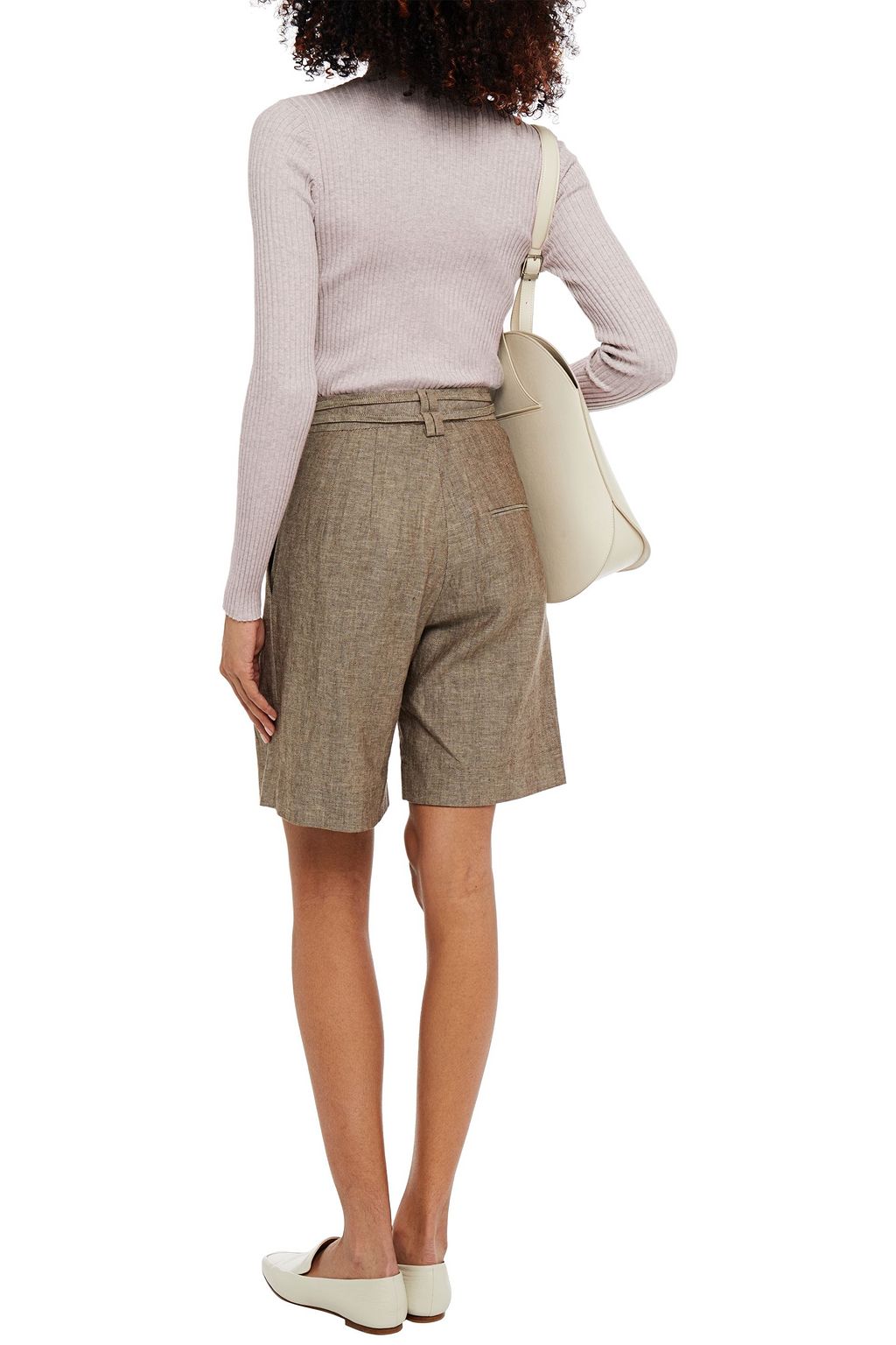 GIA STUDIOS Ribbed cotton and cashmere-blend turtleneck sweater