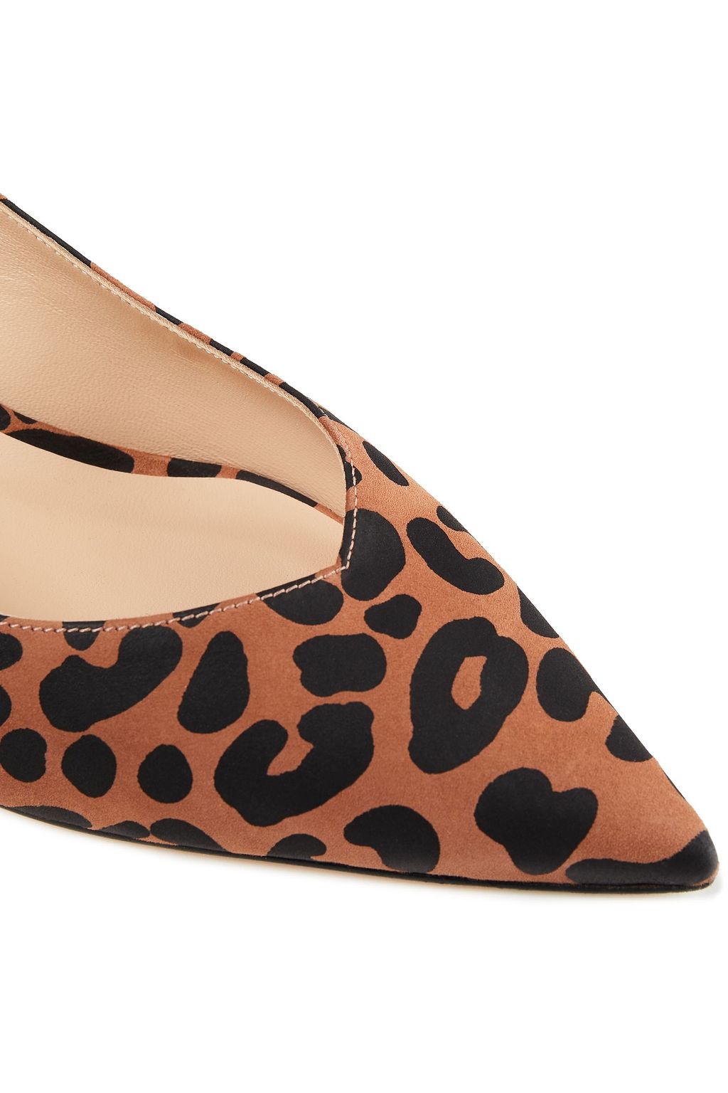 STUART WEITZMAN Anny 50 leopard-print leather pumps