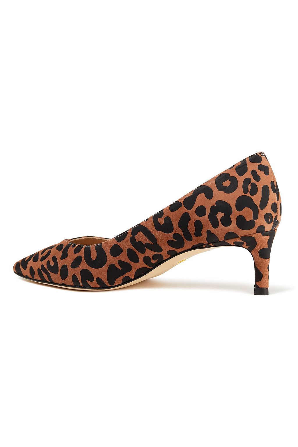 STUART WEITZMAN Anny 50 leopard-print leather pumps