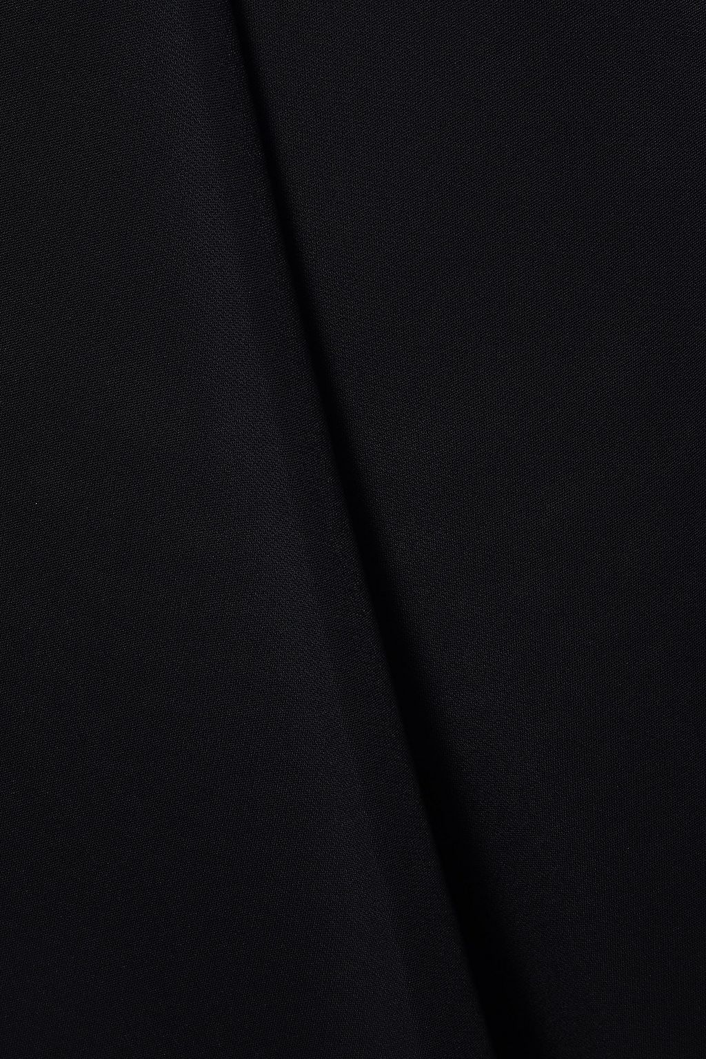 ROSETTA GETTY Wrap-effect crepe wide-leg pants