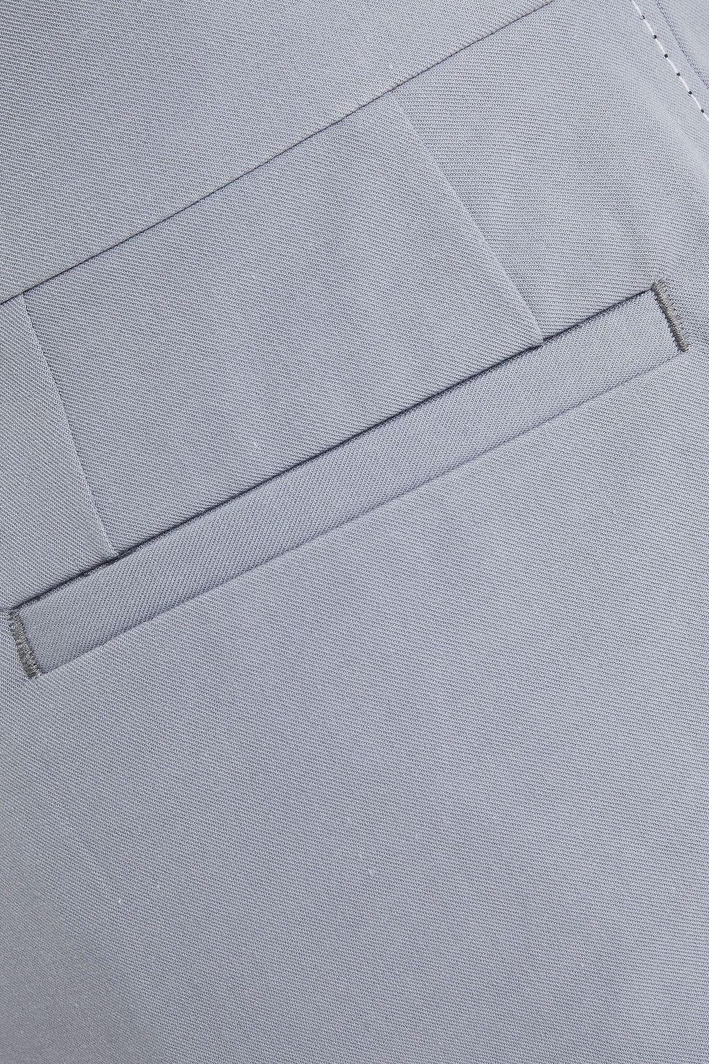 PIAZZA SEMPIONE Stretch-cotton twill bootcut pants