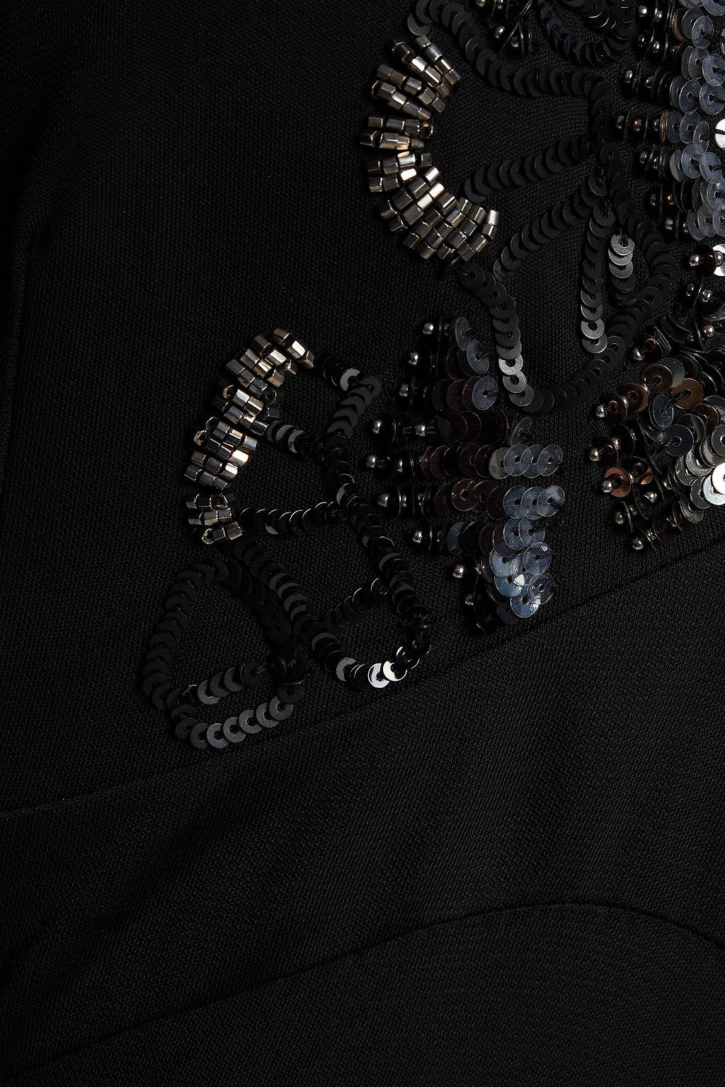 ROBERTO CAVALLI Embellished crepe maxi dress