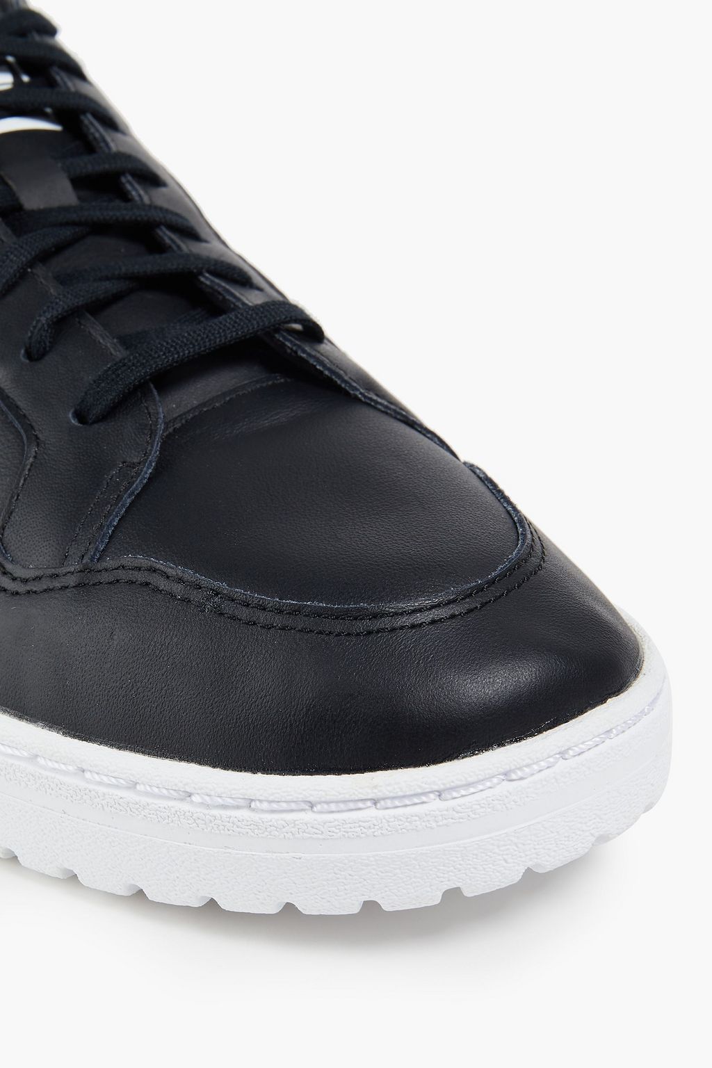 ADIDAS ORIGINALS Team Court striped leather sneakers