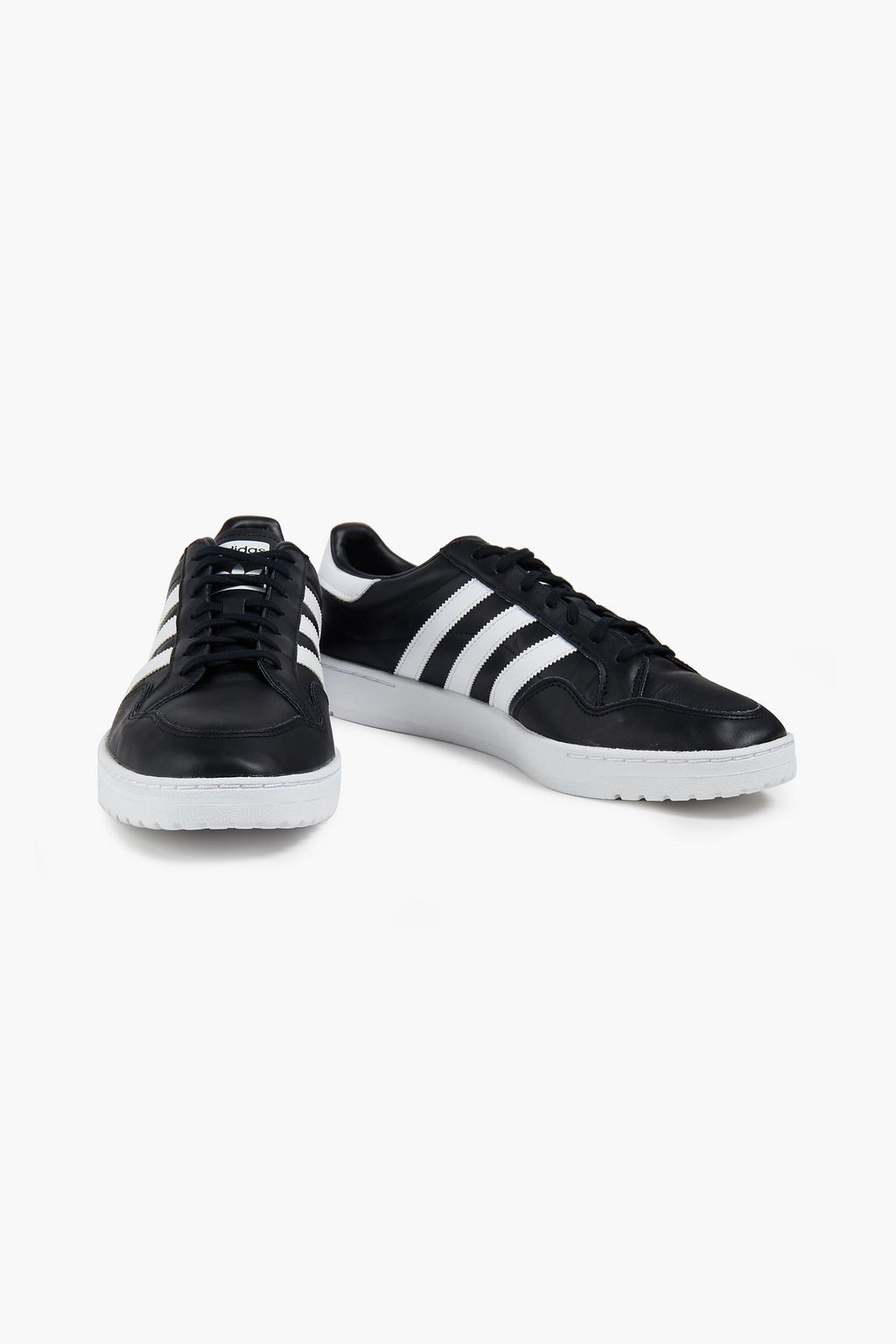 ADIDAS ORIGINALS Team Court striped leather sneakers