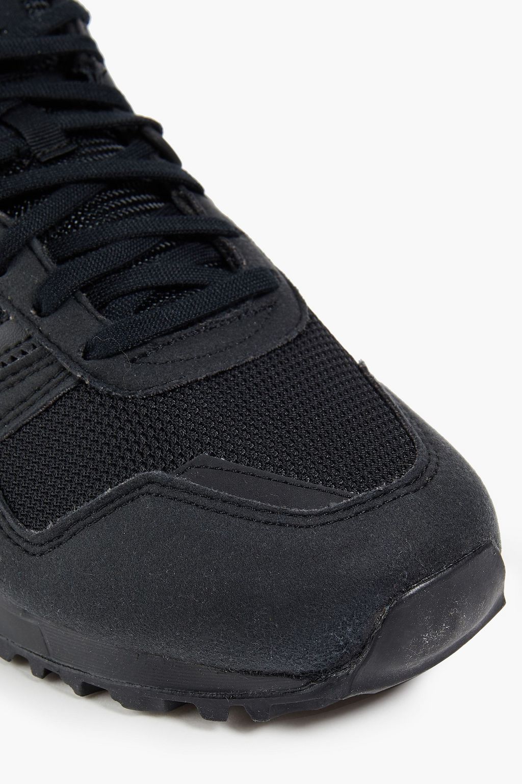 ADIDAS ORIGINALS Mesh-paneled felt running sneakers
