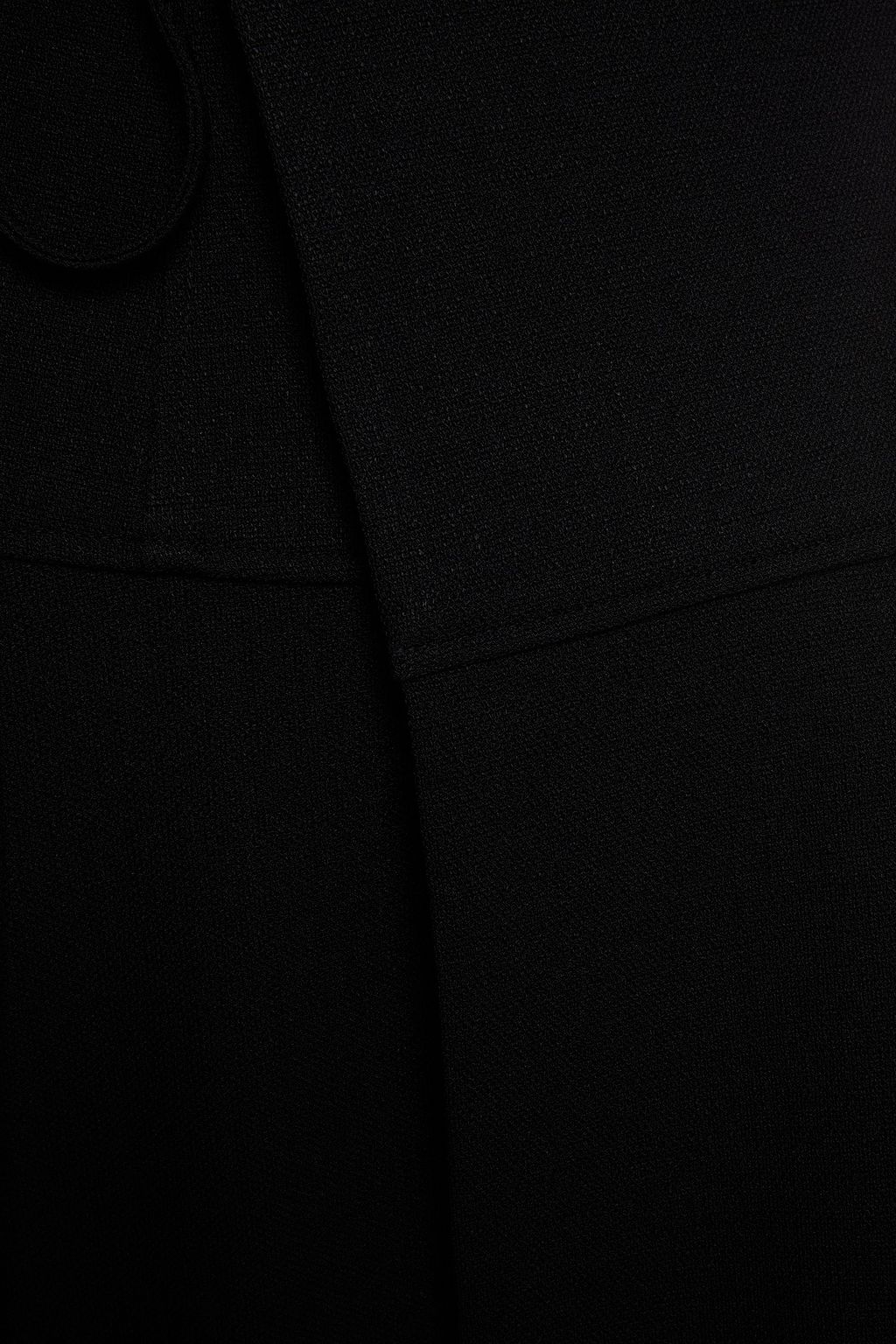 GIA STUDIOS Wrap-effect crepe midi skirt