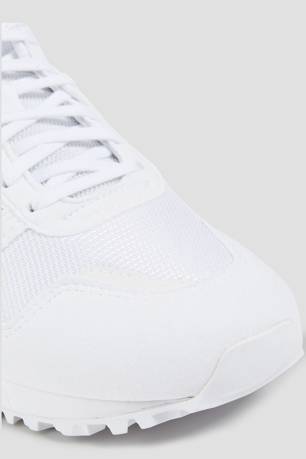 ADIDAS ORIGINALS Mesh-paneled felt running sneakers