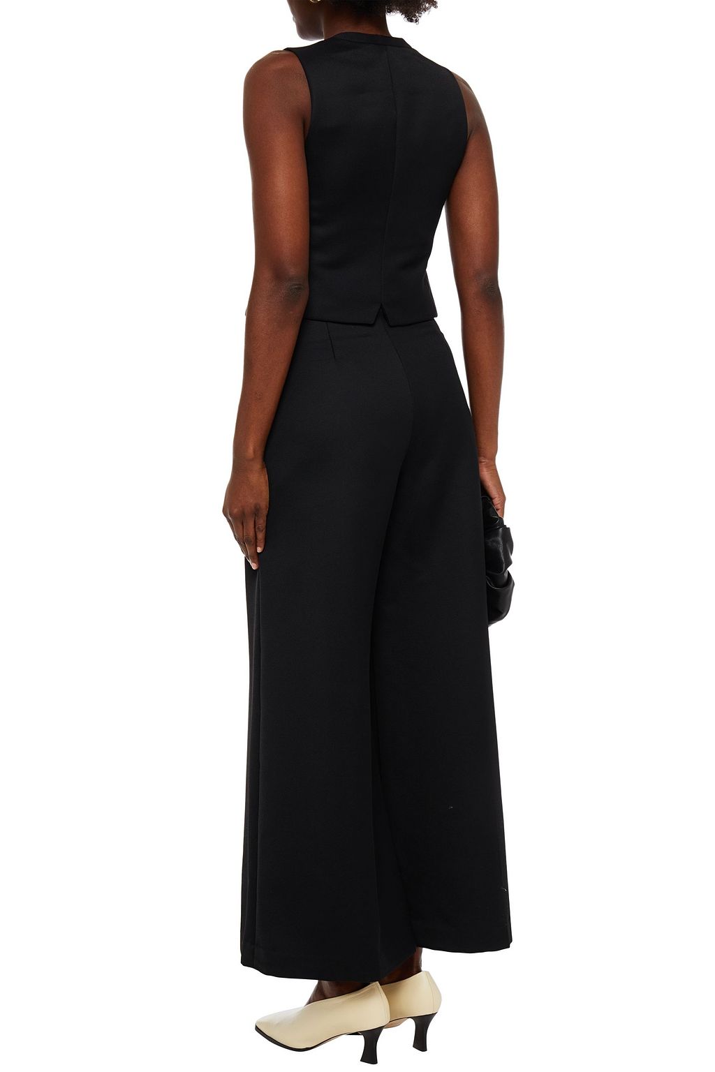ROSETTA GETTY Wool-lend twill vest