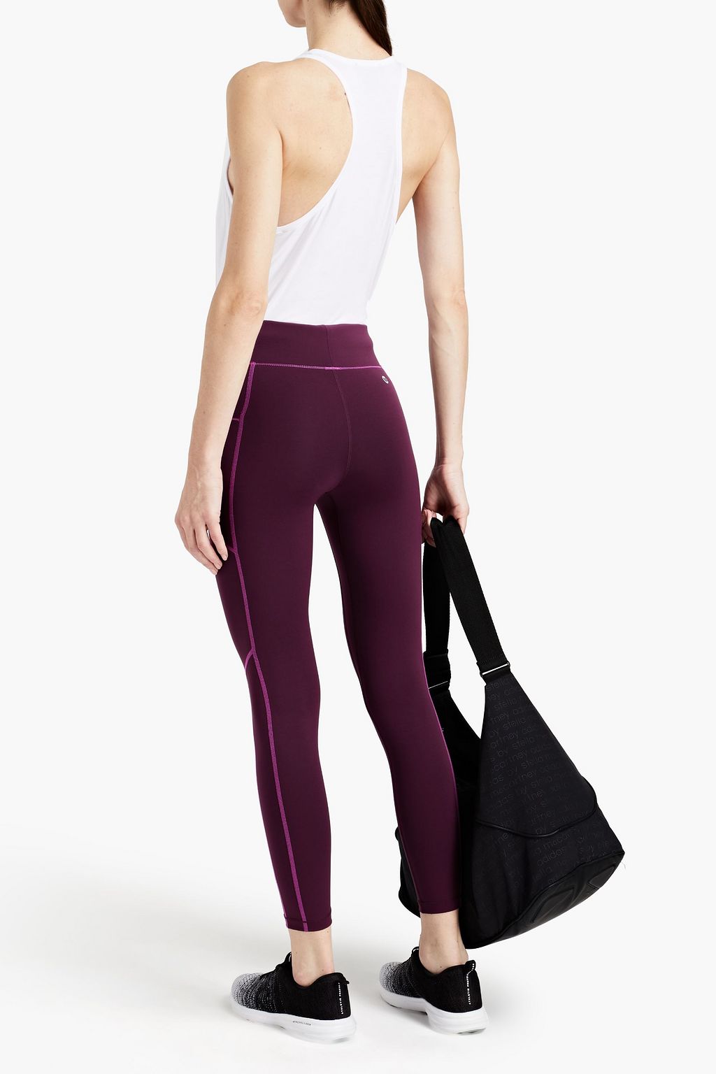 ALL ACCESS Topstitched stretch leggings