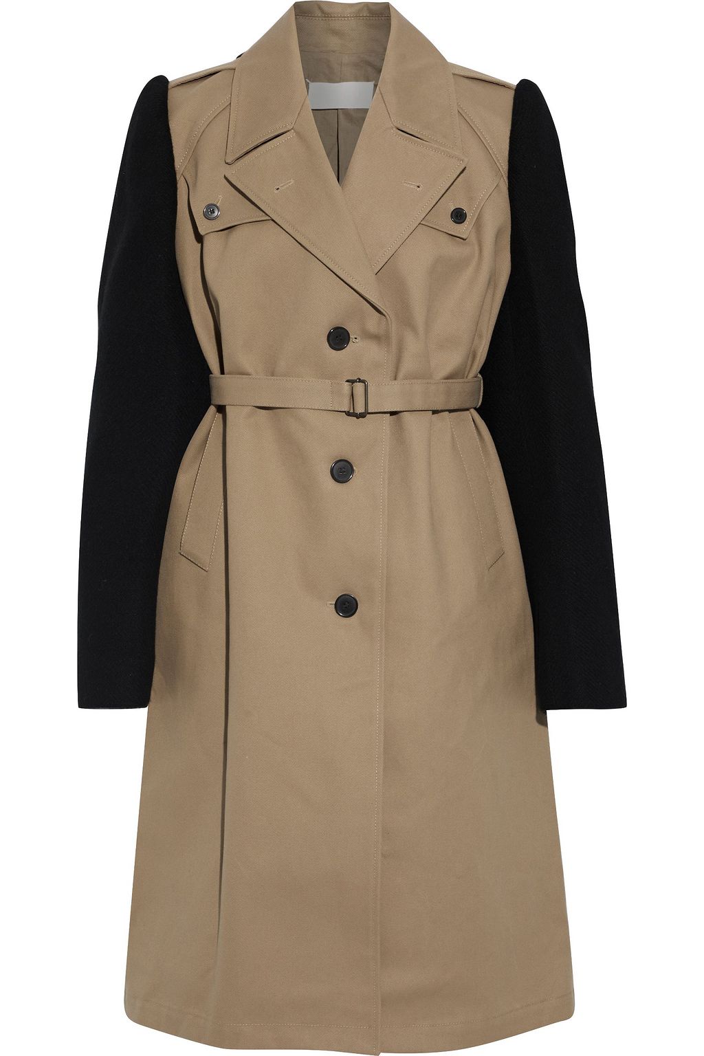 felt trench coat
