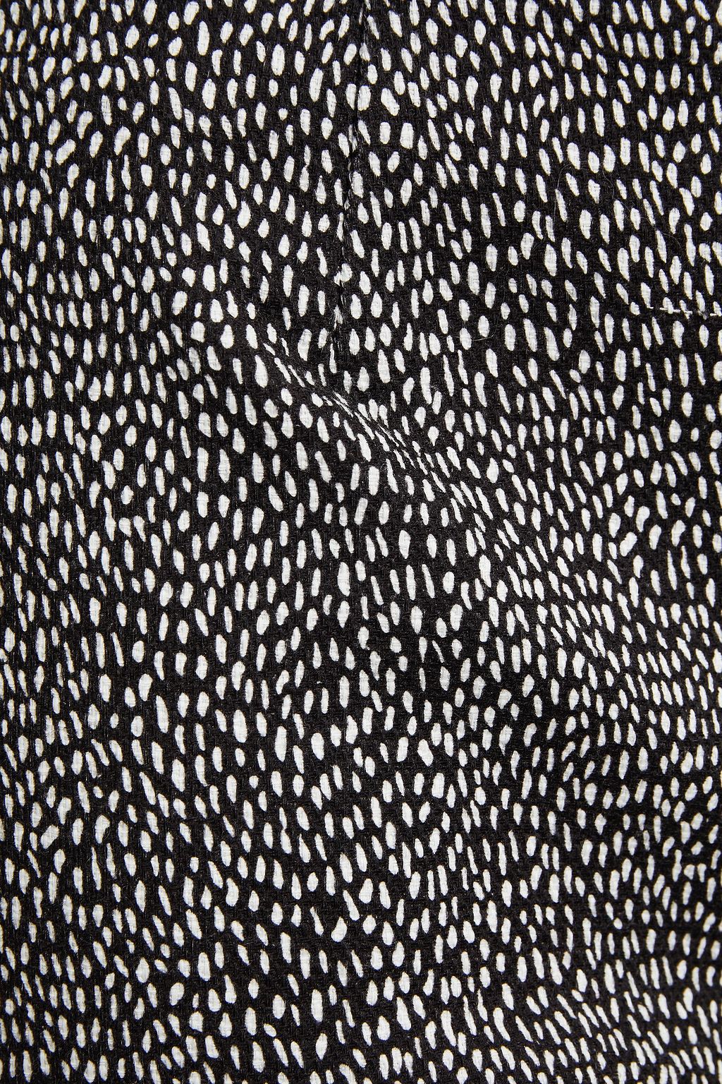 PIAZZA SEMPIONE Cropped polka-dot cotton-blend canvas slim-leg pants