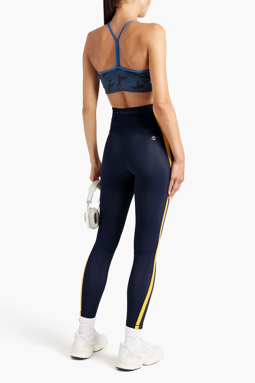 ALL ACCESS Striped stretch leggings