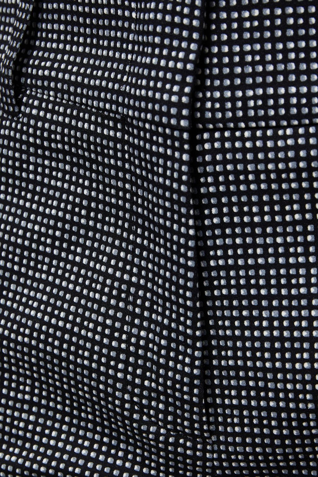 PIAZZA SEMPIONE Printed cotton-blend twill tapered pants