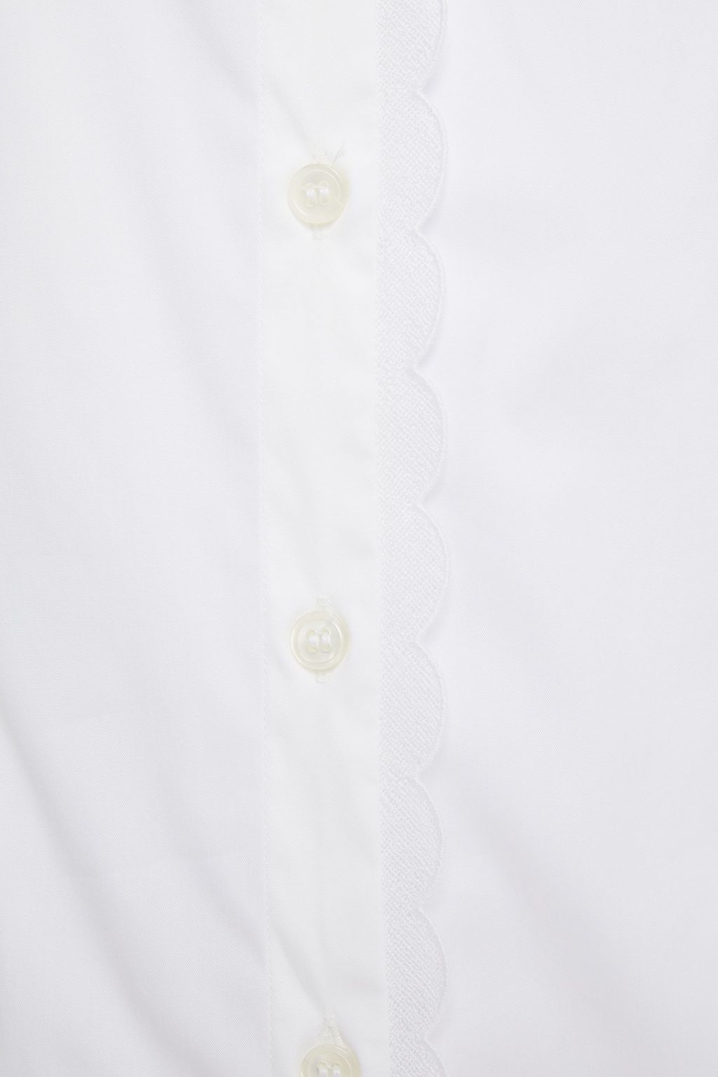 PIAZZA SEMPIONE Cotton-blend poplin shirt