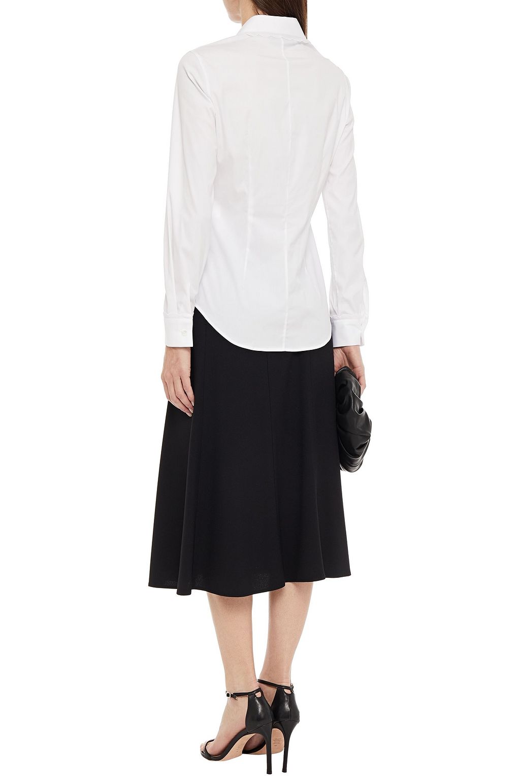 PIAZZA SEMPIONE Cotton-blend poplin shirt