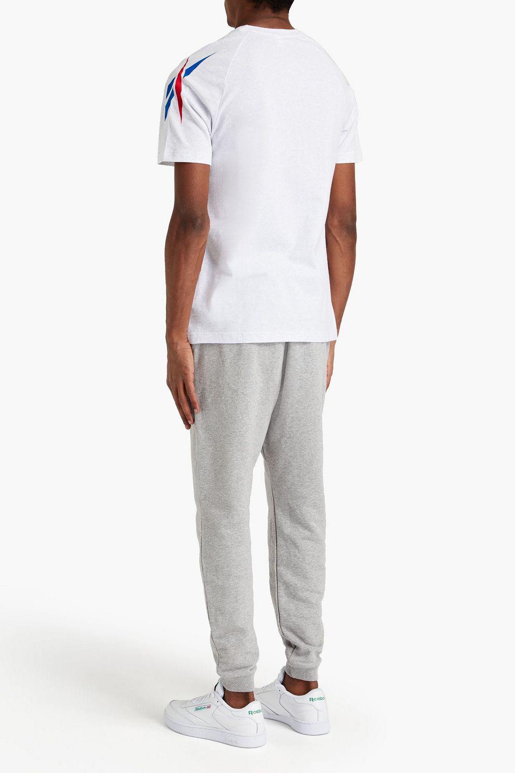 REEBOK Vector printed cotton-jersey T-shirt