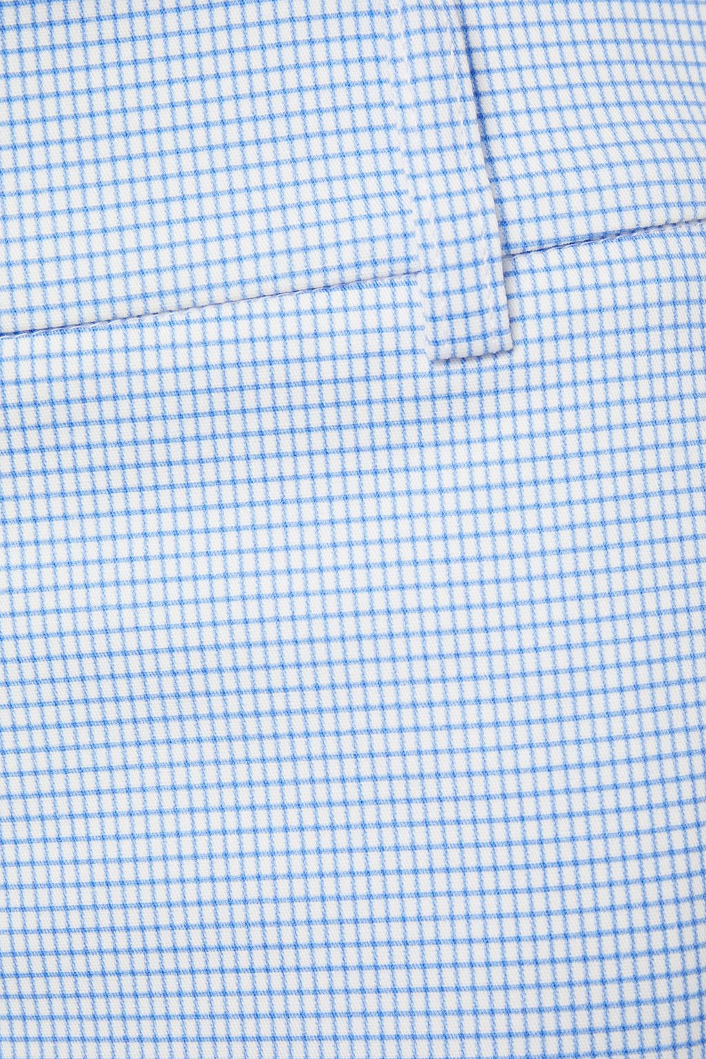 PIAZZA SEMPIONE Gingham cotton-blend twill tapered pants