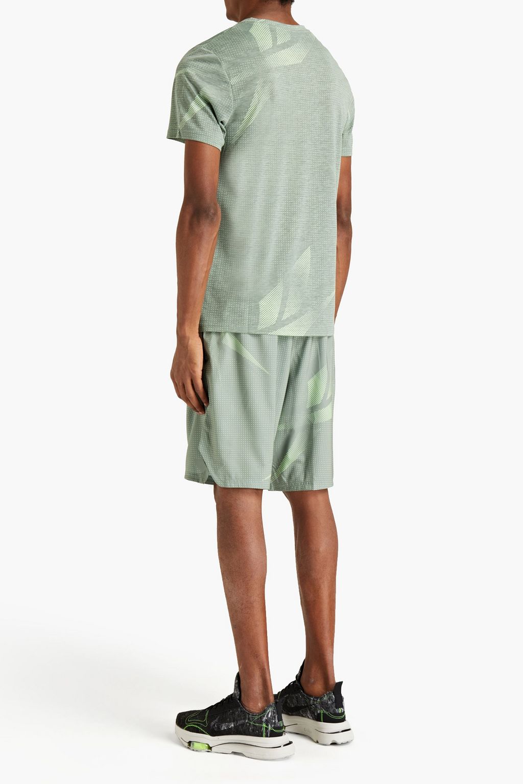 REEBOK Printed jersey T-shirt