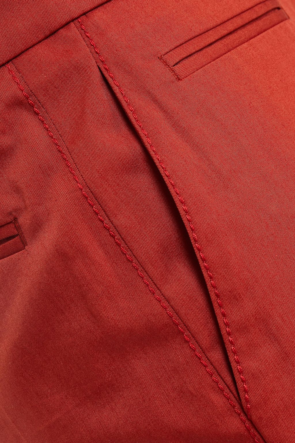 PIAZZA SEMPIONE Cotton-blend twill straight-leg pants