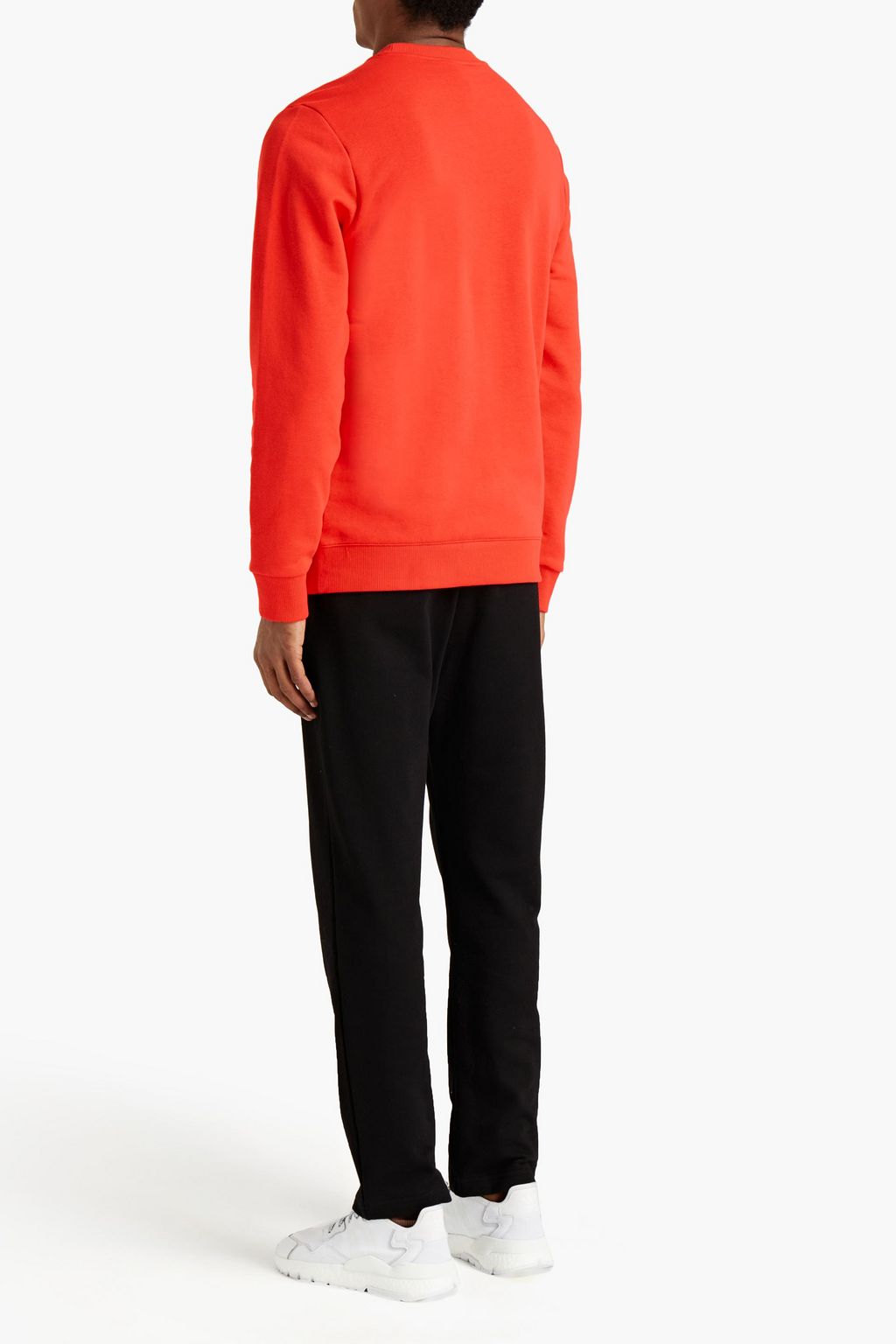 REEBOK Logo-print French cotton-blend terry sweatshirt