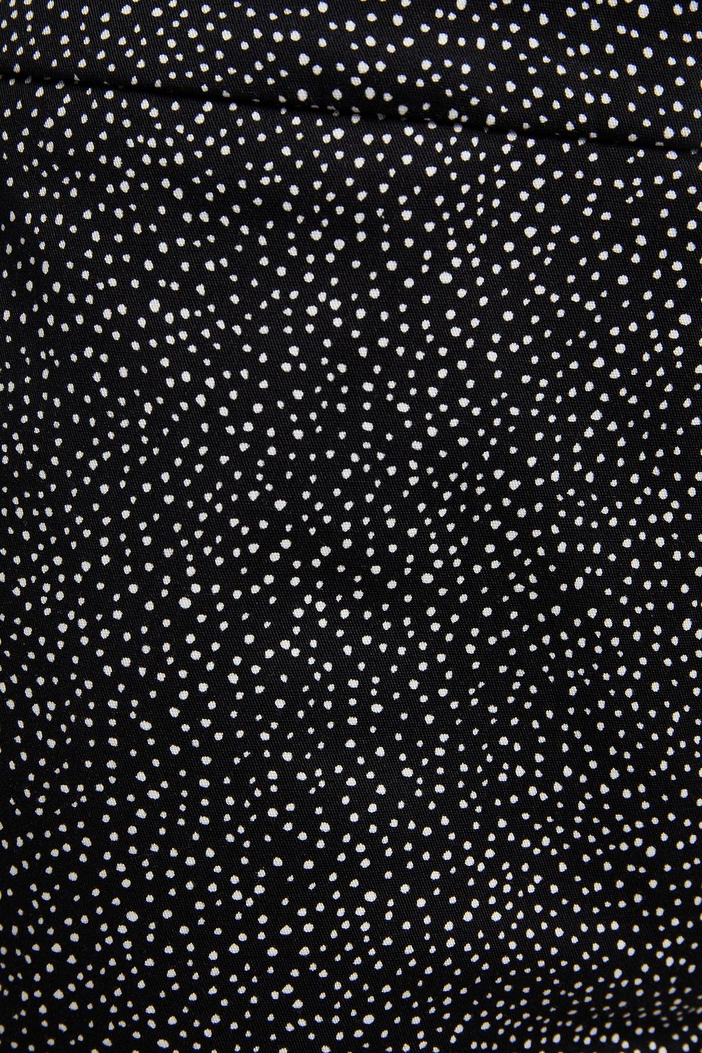 PIAZZA SEMPIONE Polka-dot wool-blend twill slim-leg pants