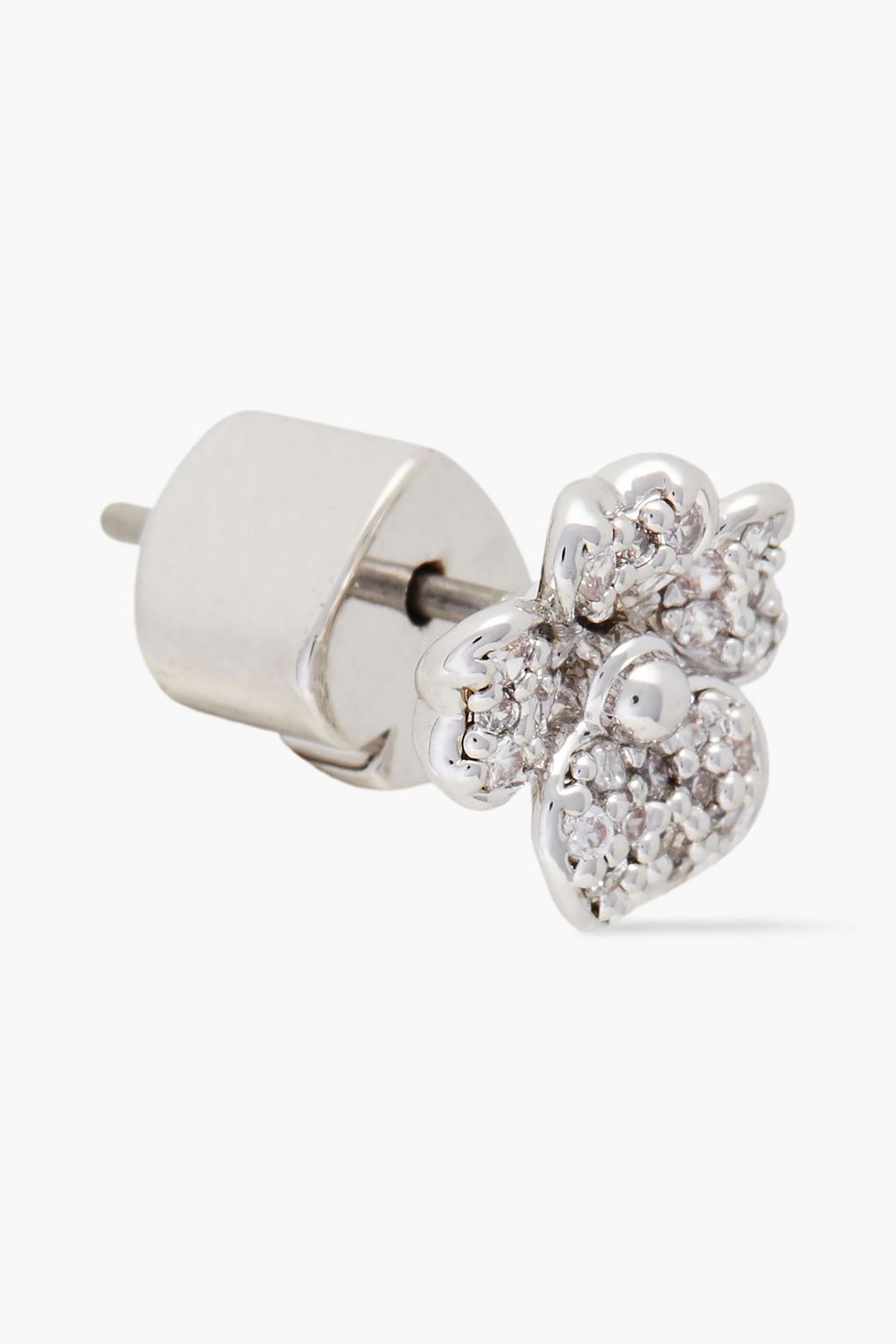 KATE SPADE NEW YORK Silver-tone crystal earrings