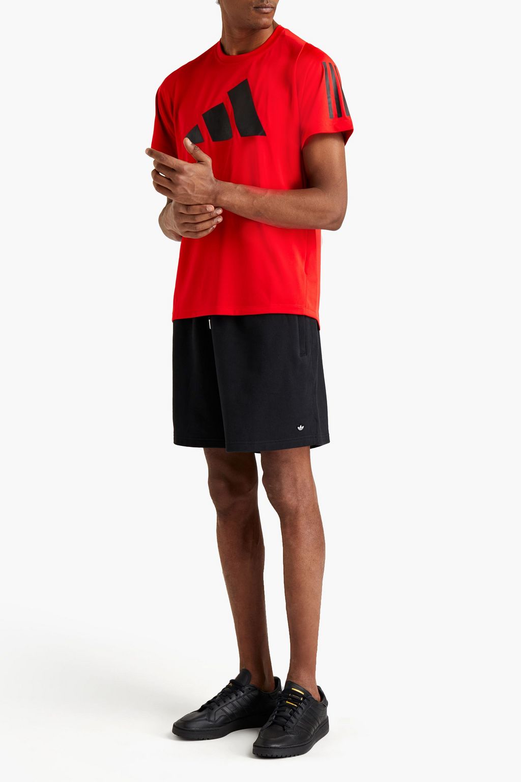 ADIDAS Printed jersey T-shirt