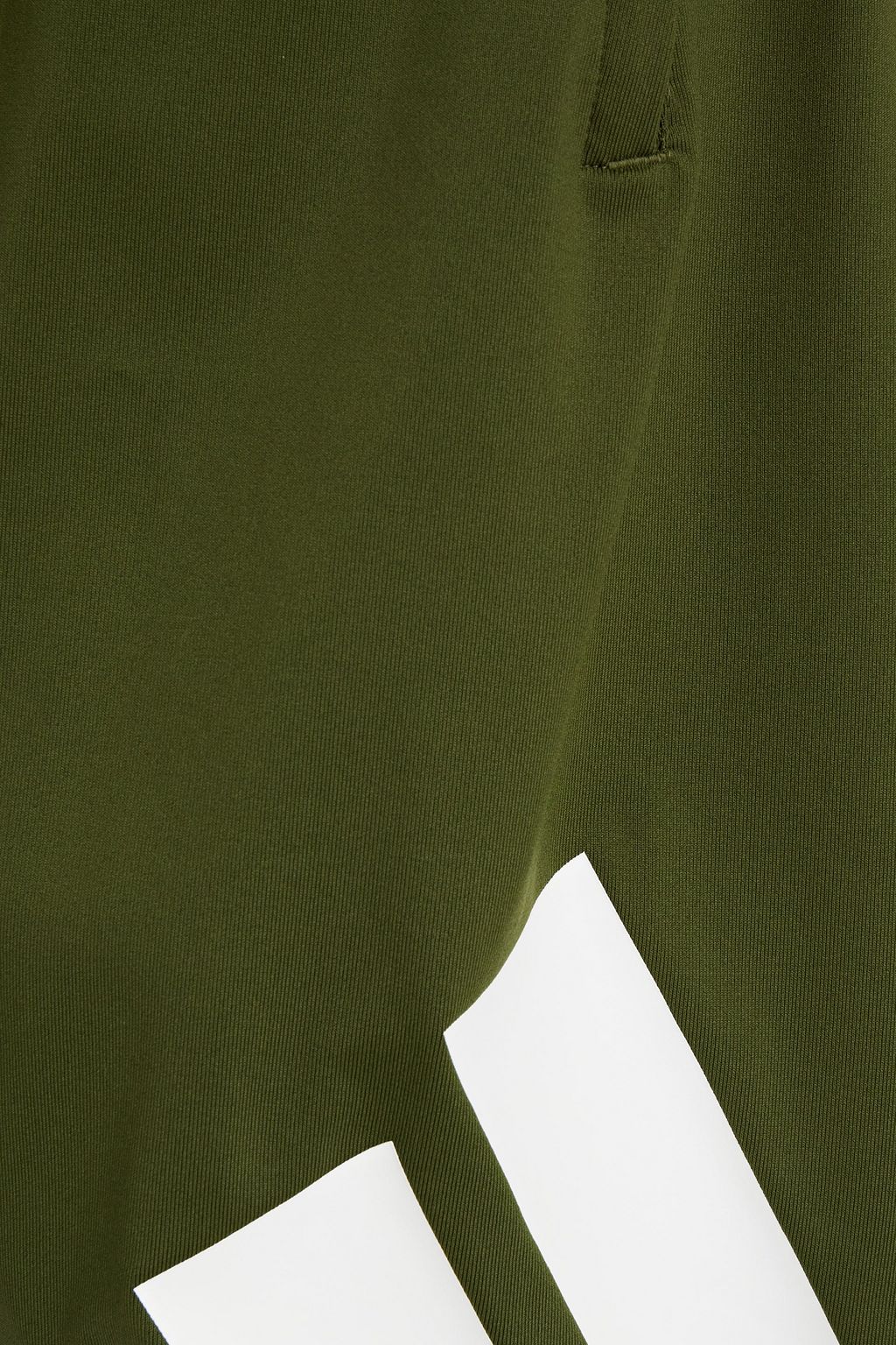ADIDAS Printed mesh-paneled jersey shorts