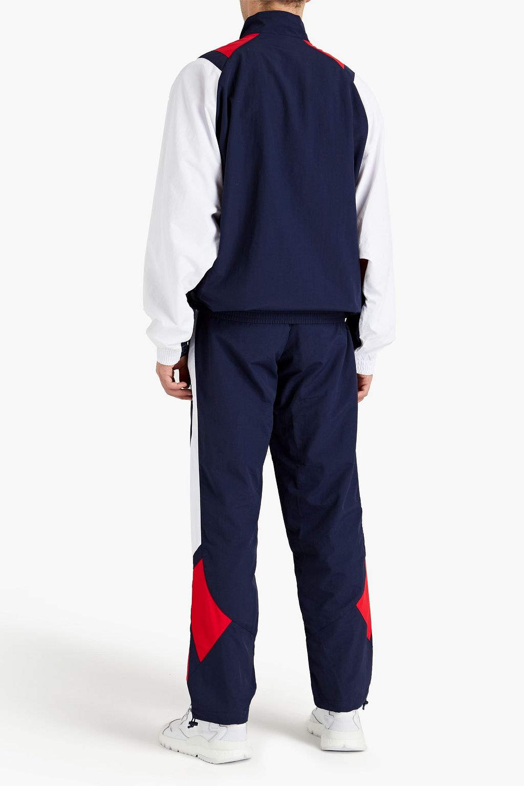REEBOK Classic Twin Vector color-block shell track pants