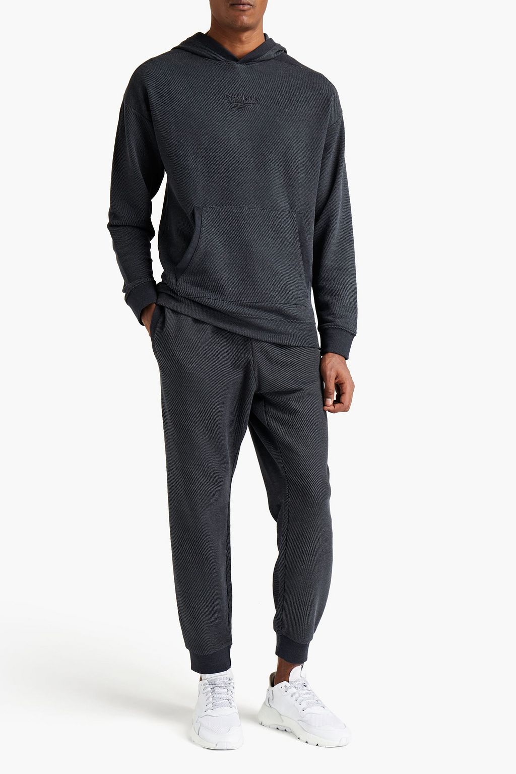 REEBOK Mélange French terry hoodie