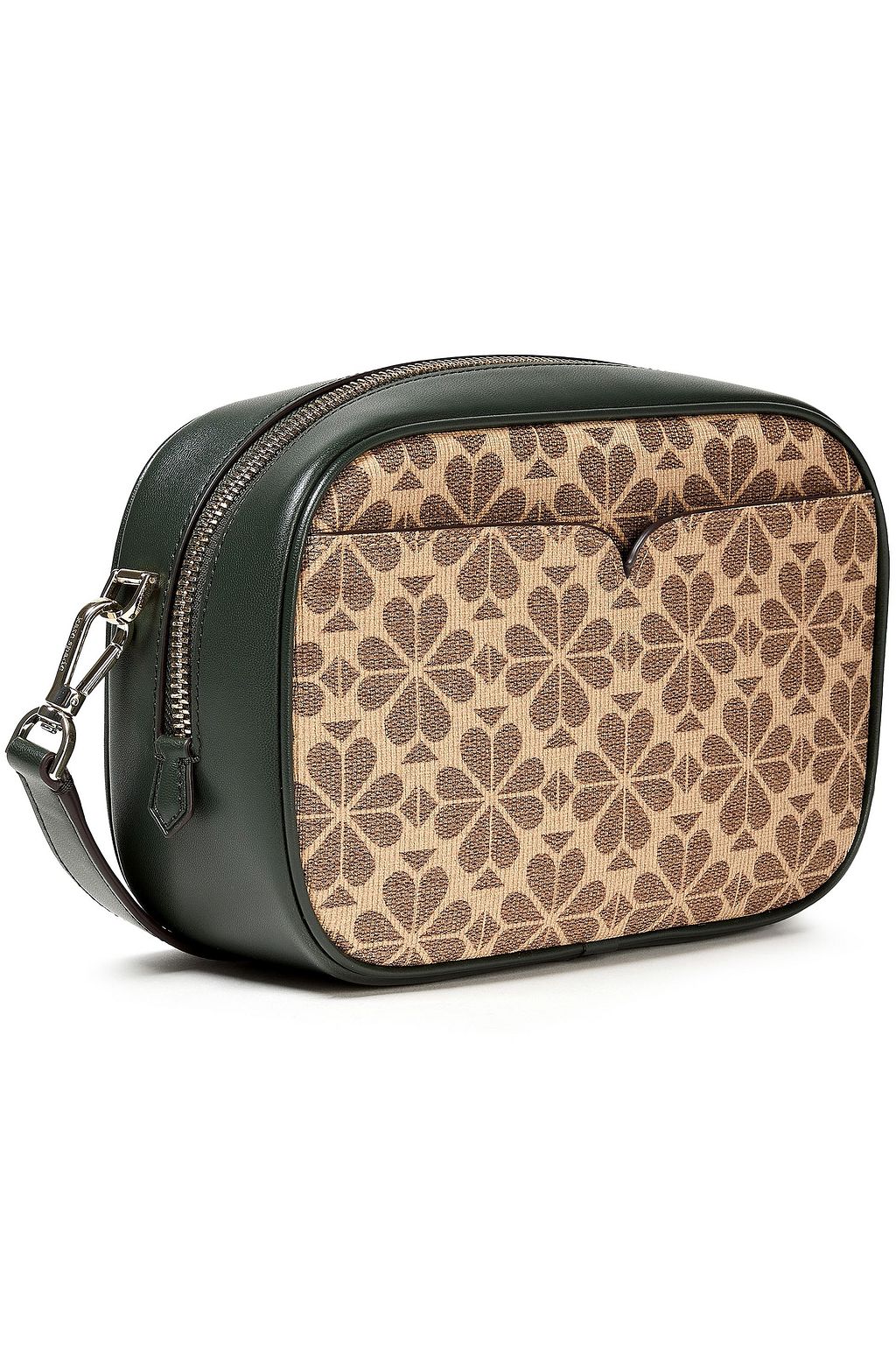 KATE SPADE NEW YORK Infinite faux leather-trimmed printed coated canvas shoulder bag