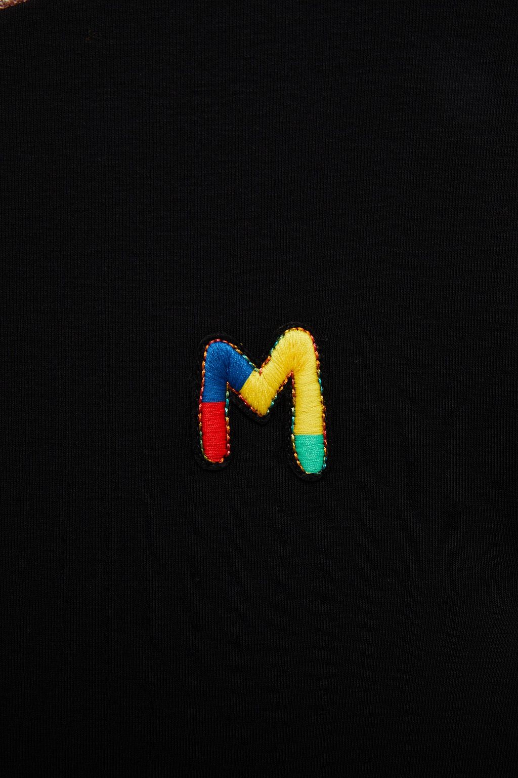 M MISSONI Appliquéd cotton-jersey T-shirt