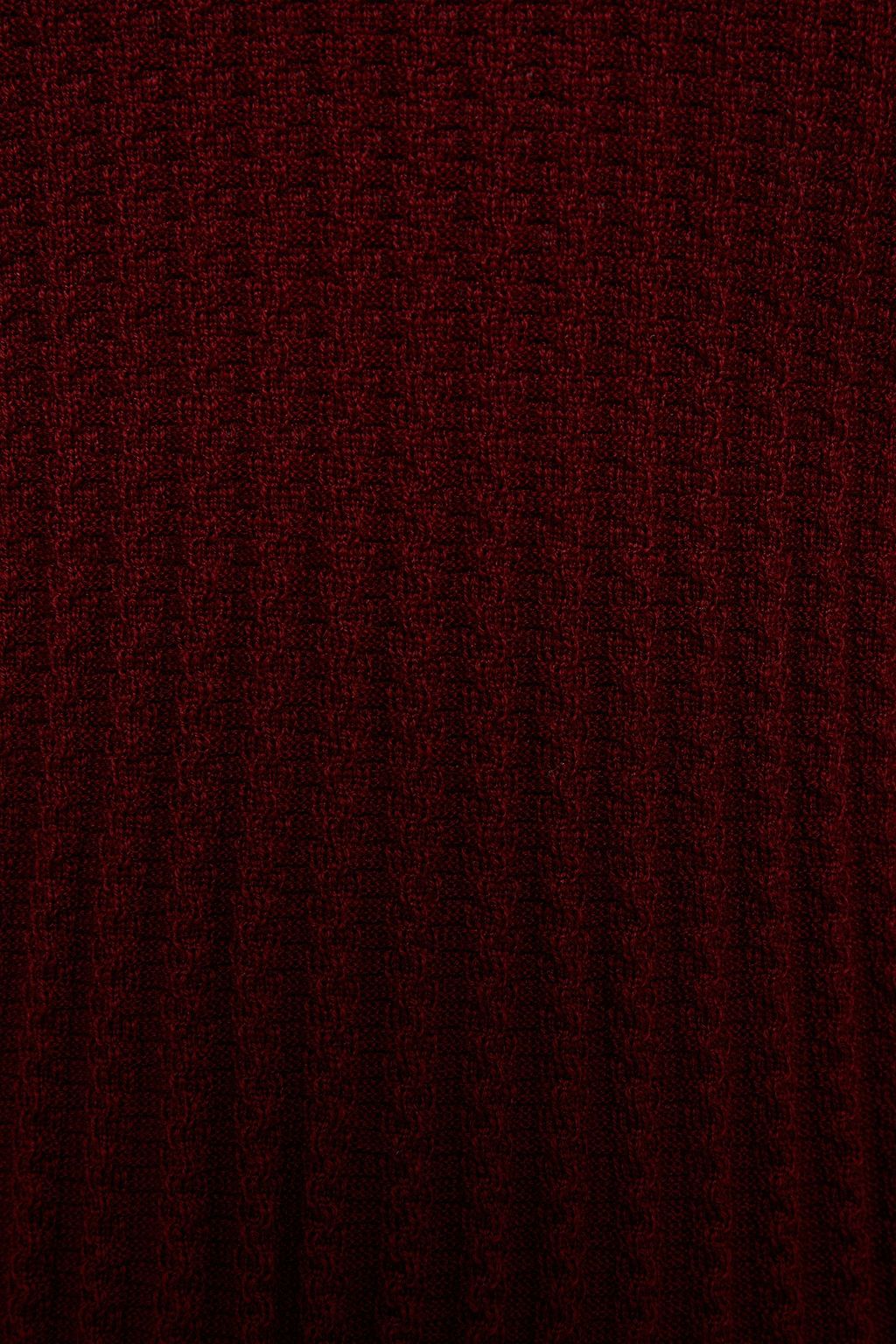 M MISSONI Crochet-knit wool-blend turtleneck sweater
