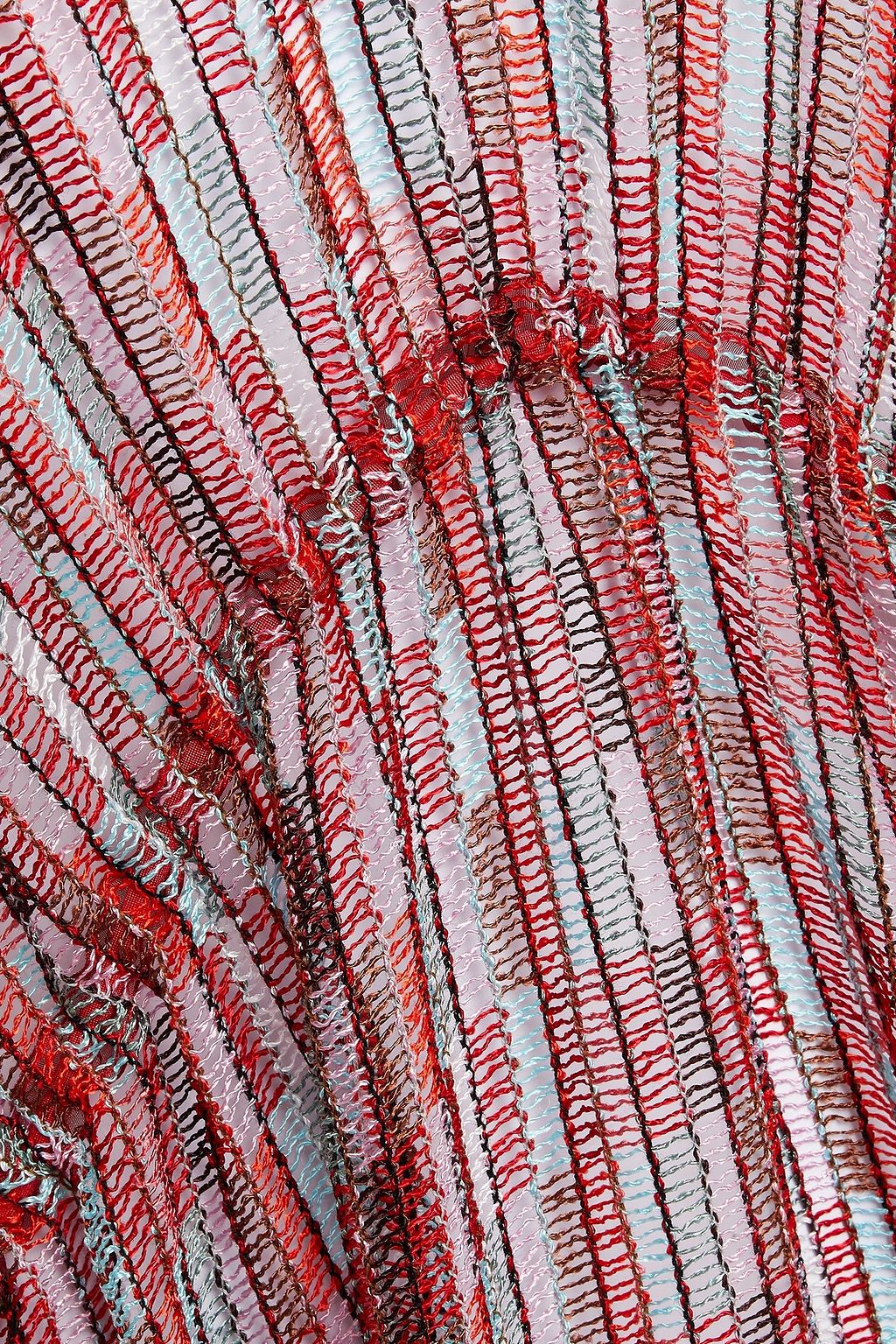 M MISSONI Frayed crochet-knit kaftan