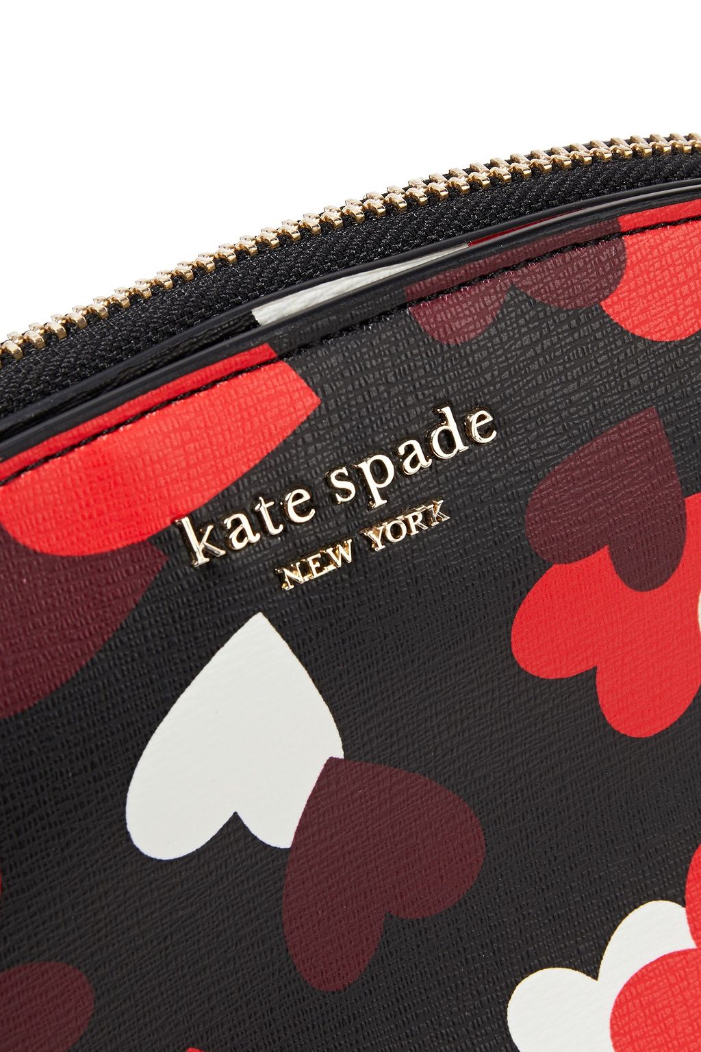 KATE SPADE NEW YORK Spencer printed faux textured-leather shoulder bag