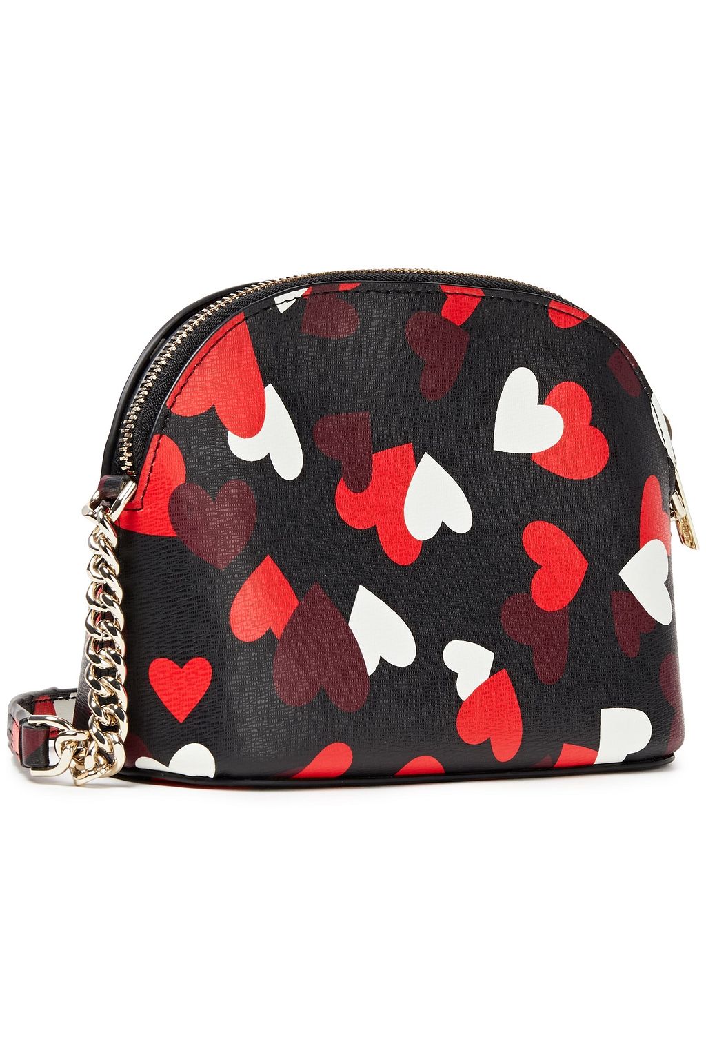 KATE SPADE NEW YORK Spencer printed faux textured-leather shoulder bag