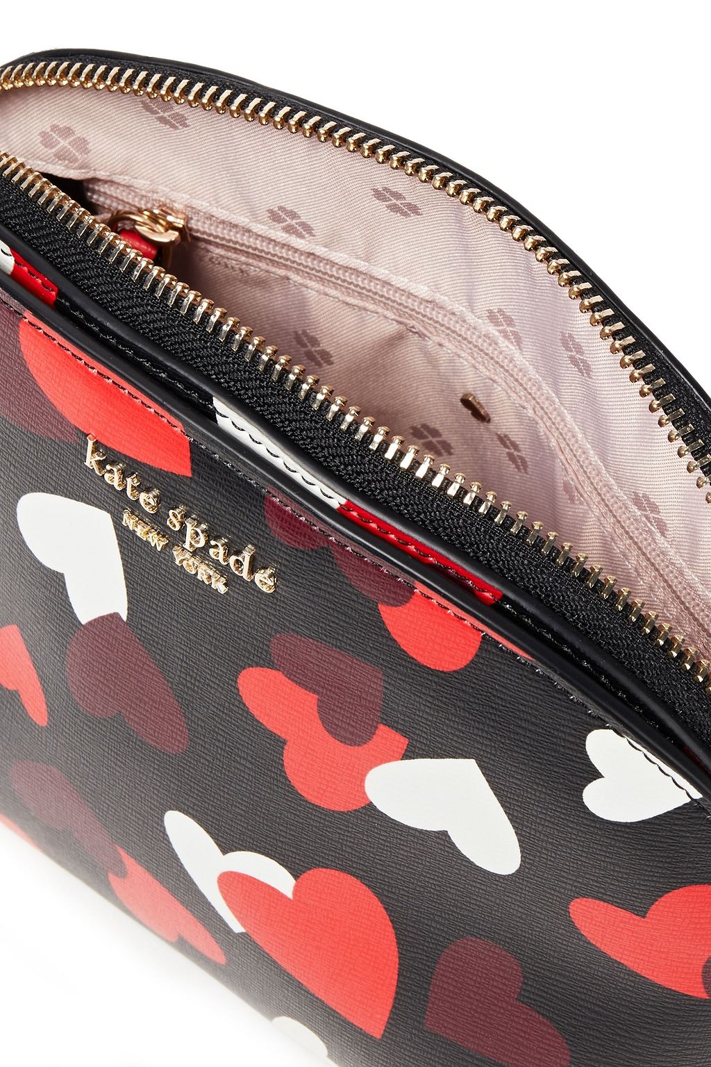 KATE SPADE NEW YORK Spencer printed faux textured-leather shoulder bag