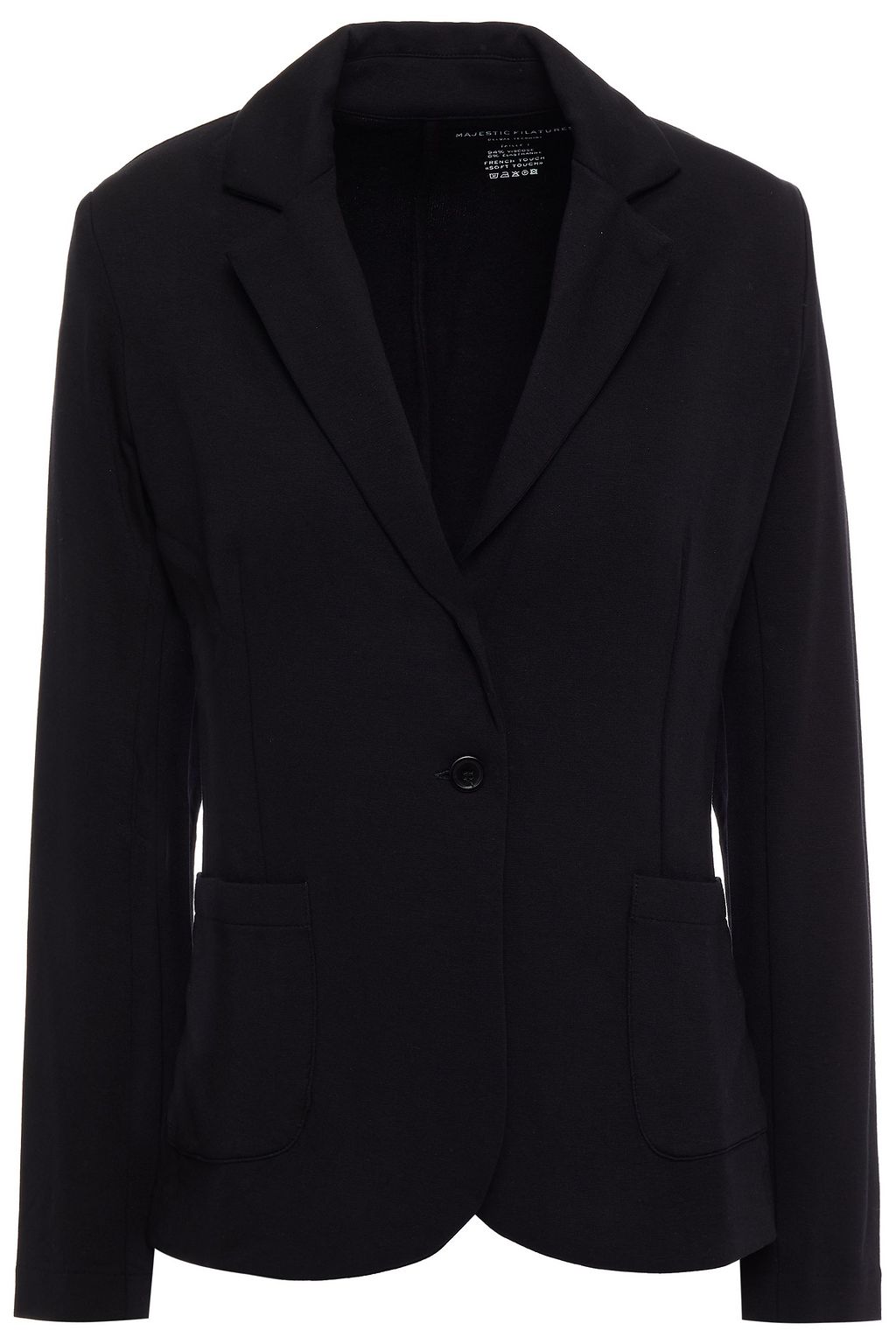 black fleece blazer