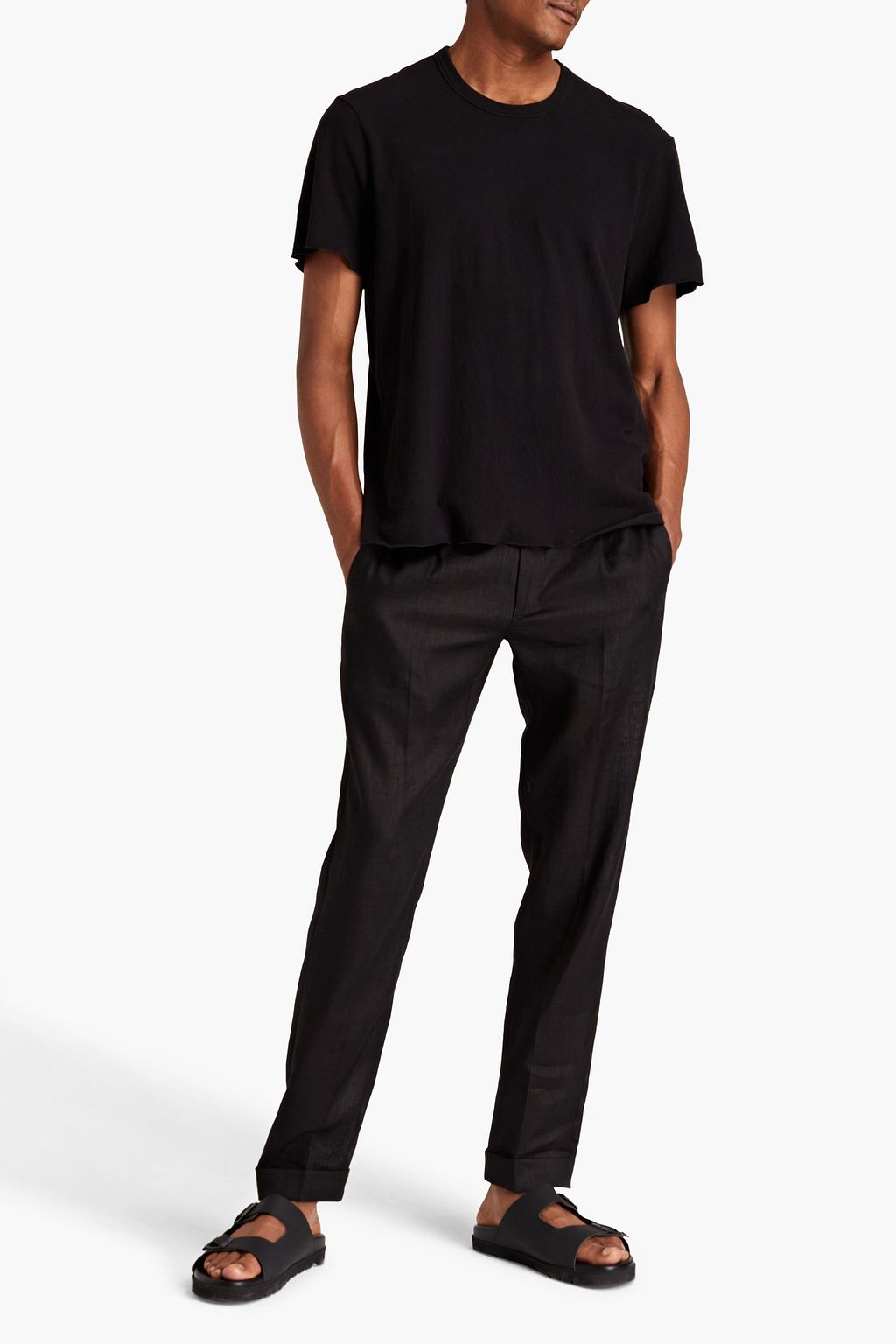 JAMES PERSE Cotton-blend jersey T-shirt