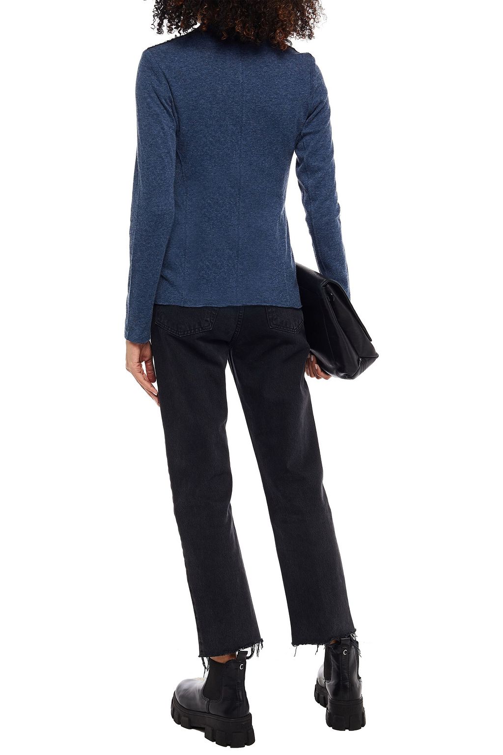 MAJESTIC FILATURES Cotton and cashmere-blend blazer