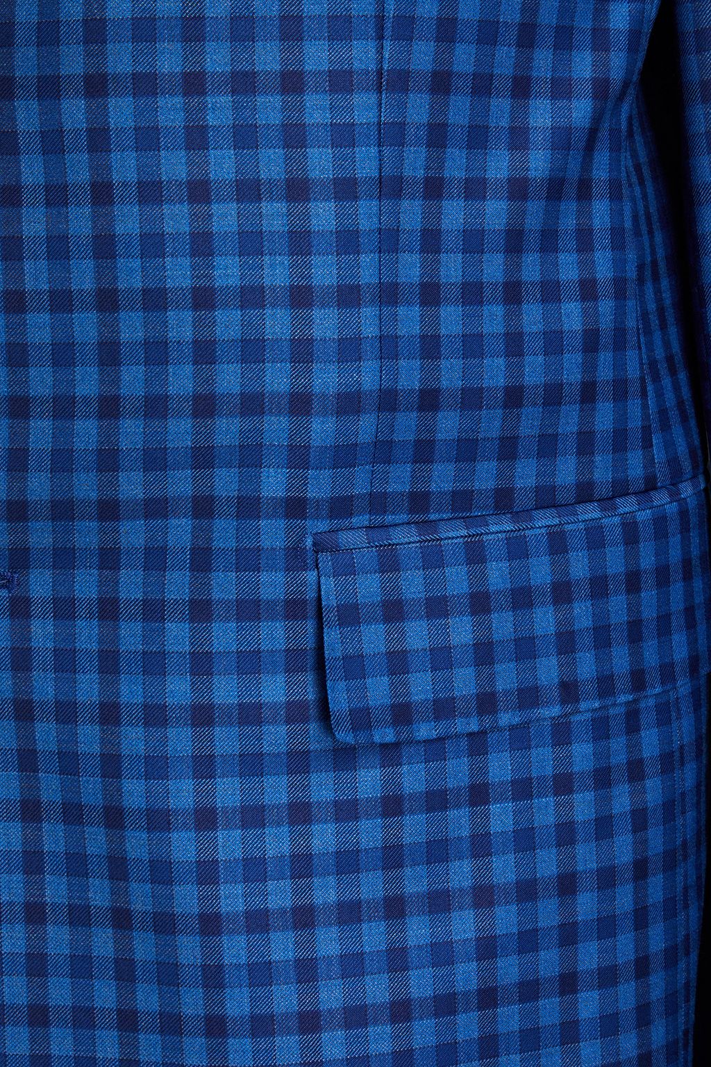 ZEGNA Checked wool-jacquard blazer