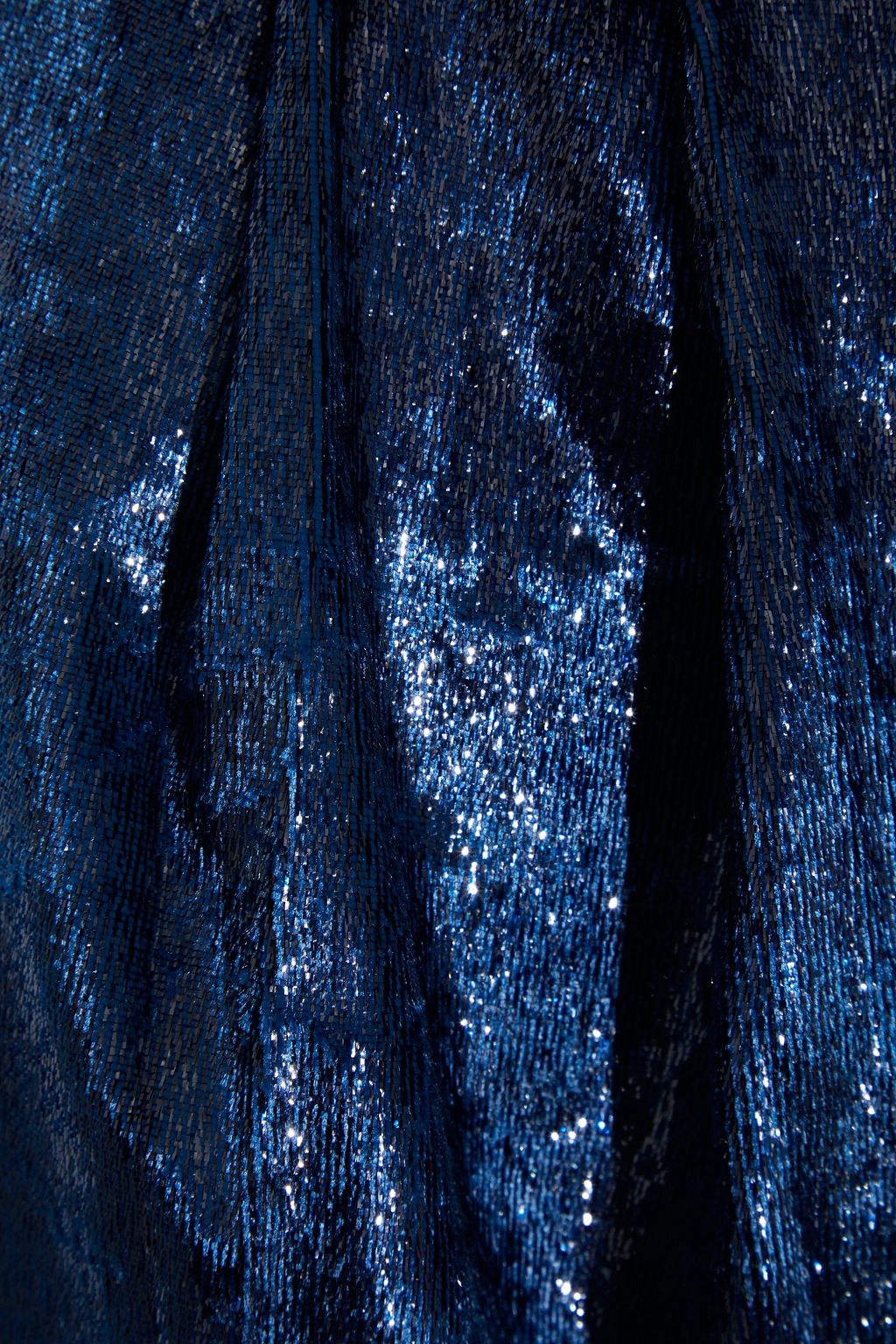 TIBI Cropped metallic velvet culottes