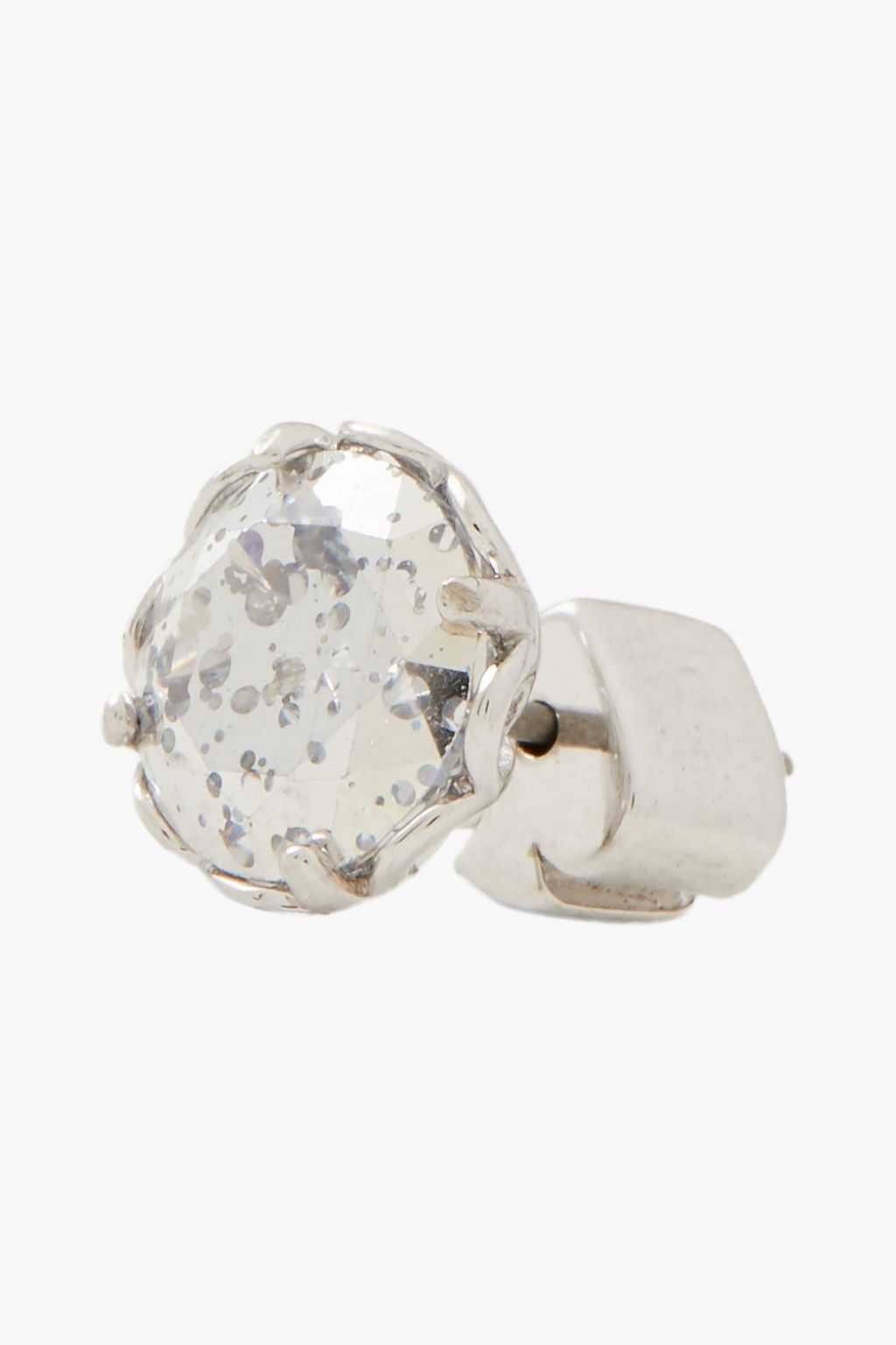 KATE SPADE NEW YORK Silver-tone crystal earrings