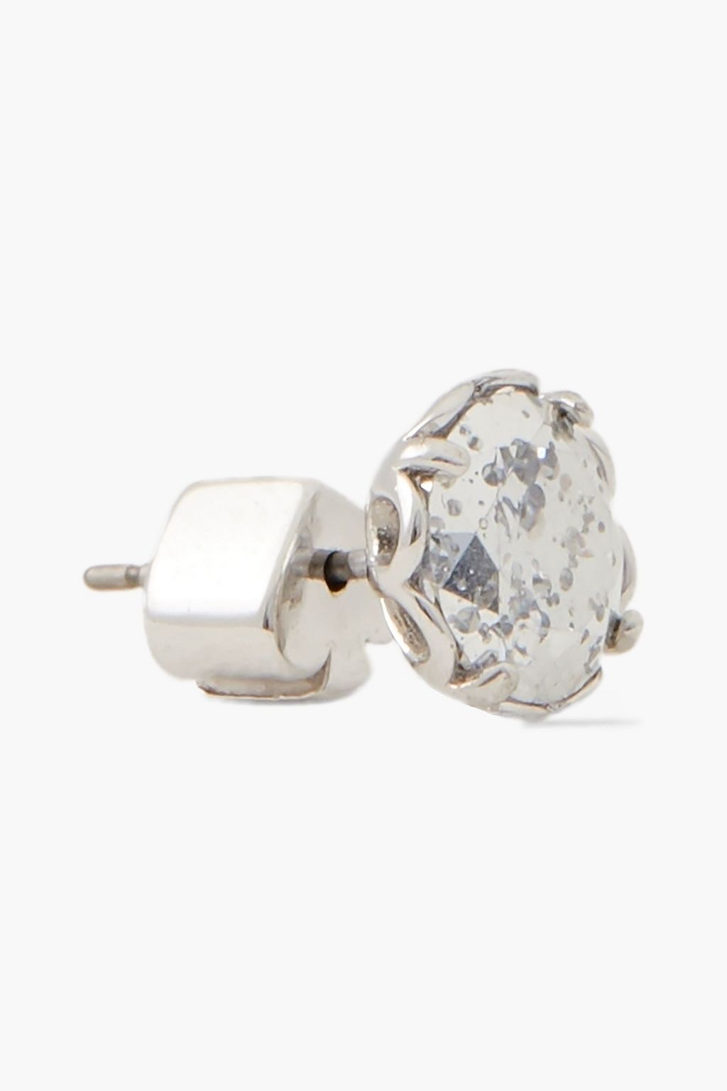 KATE SPADE NEW YORK Silver-tone crystal earrings