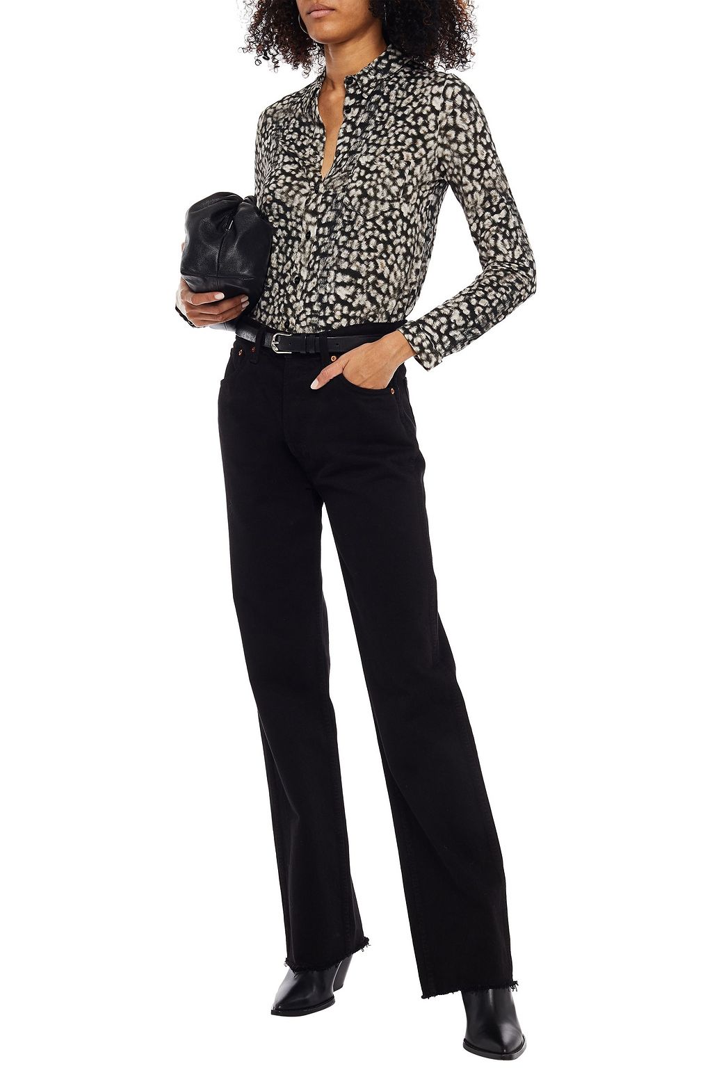 MAJESTIC FILATURES Printed jersey shirt