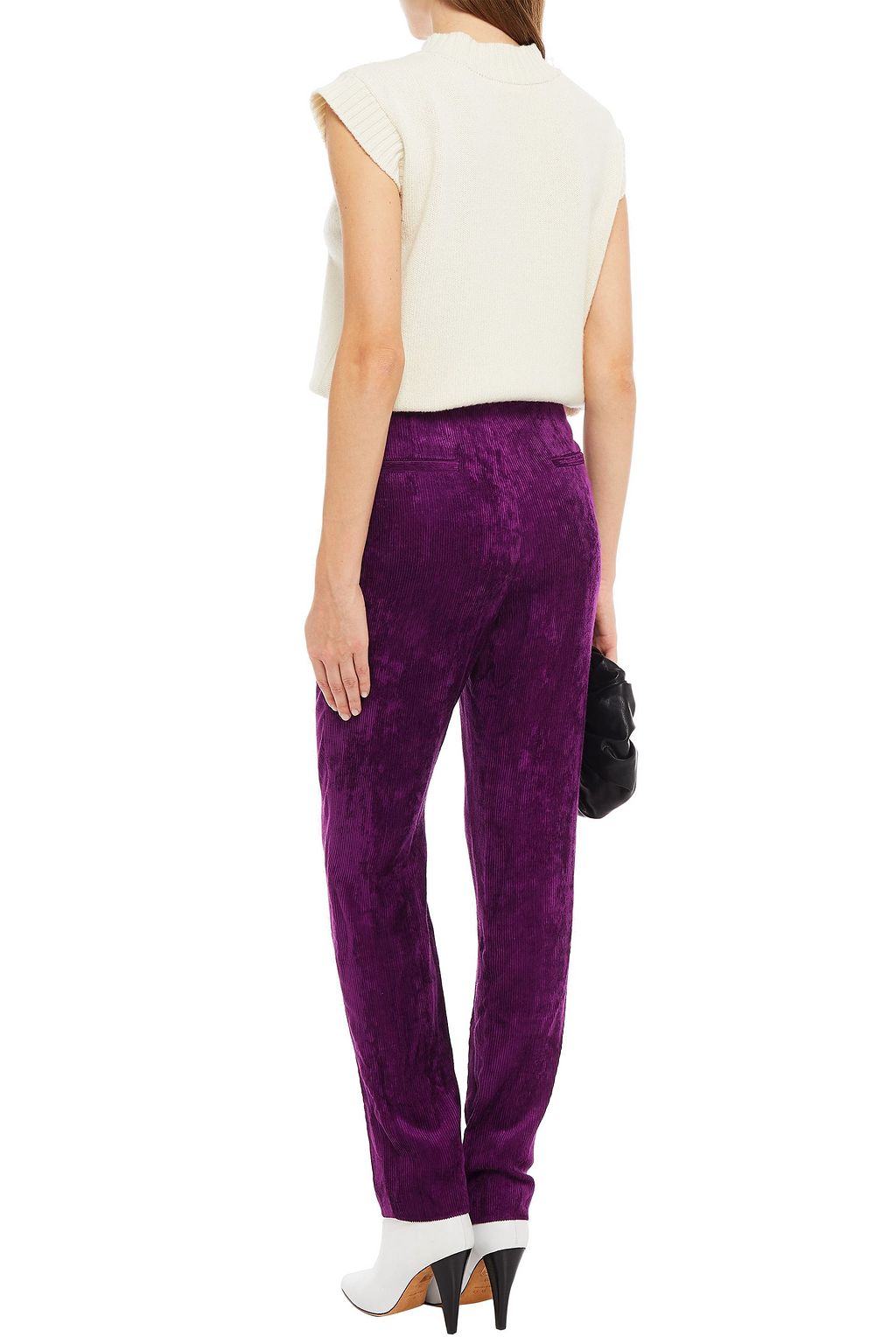 ISABEL MARANT Fany Karottenhose aus Cord mit Falten