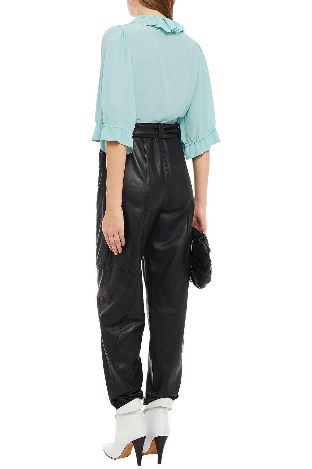 ISABEL MARANT Keneth Bluse aus Crêpe de Chine aus Seide mit Rüschen