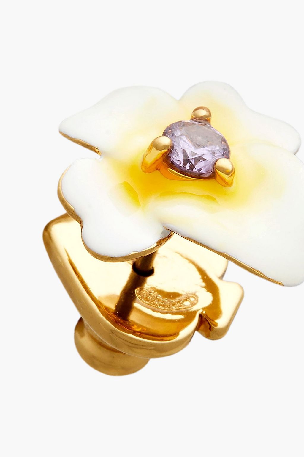 KATE SPADE NEW YORK Goldfarbene Ohrringe mit Kristallen